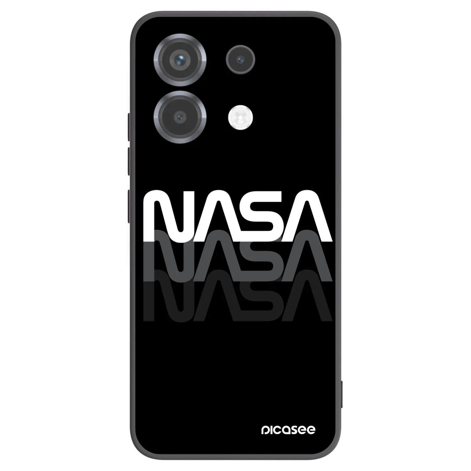 Picasee silikonový černý obal pro Xiaomi Poco X6 - NASA Triple