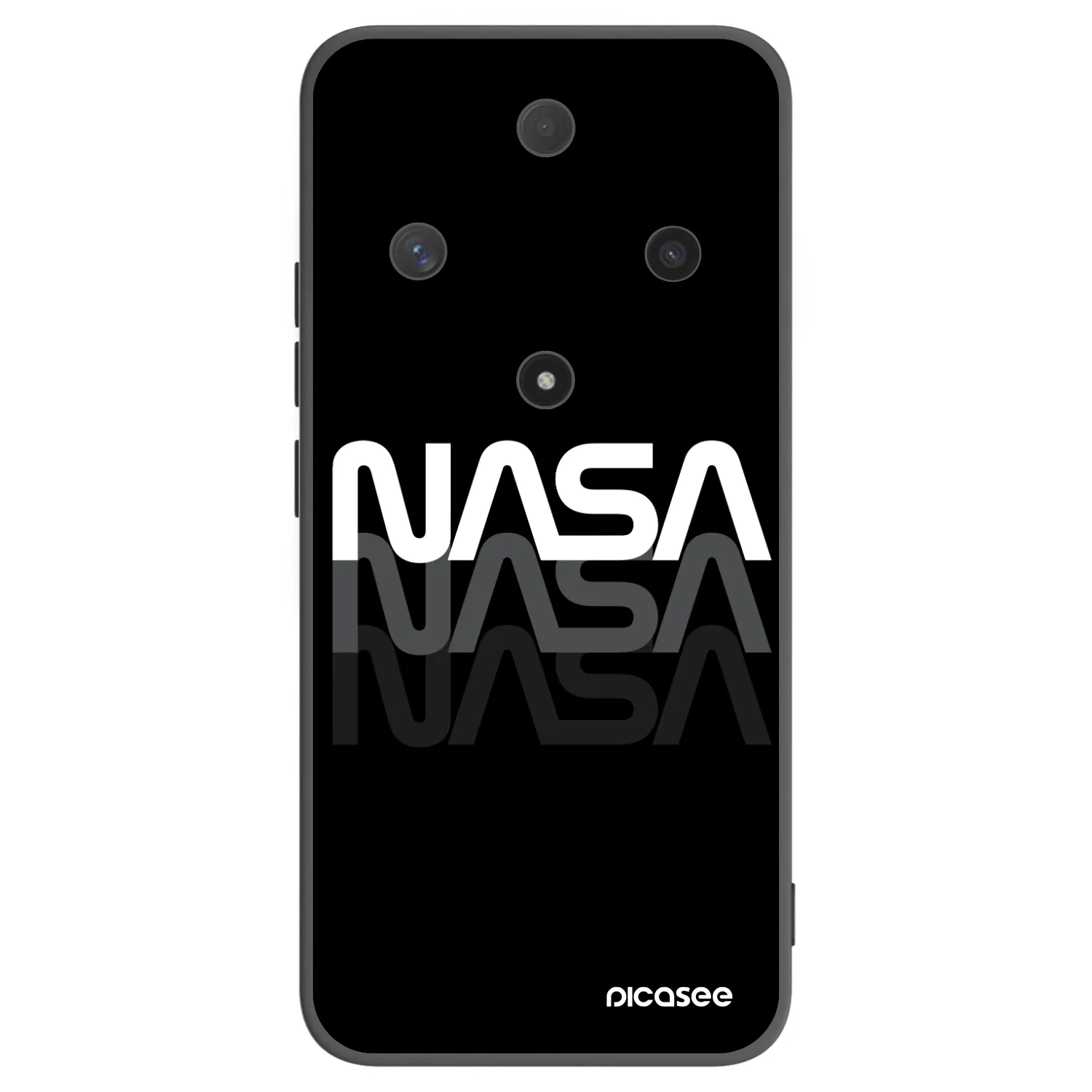 Picasee silikonový černý obal pro Honor Magic6 Lite 5G - NASA Triple