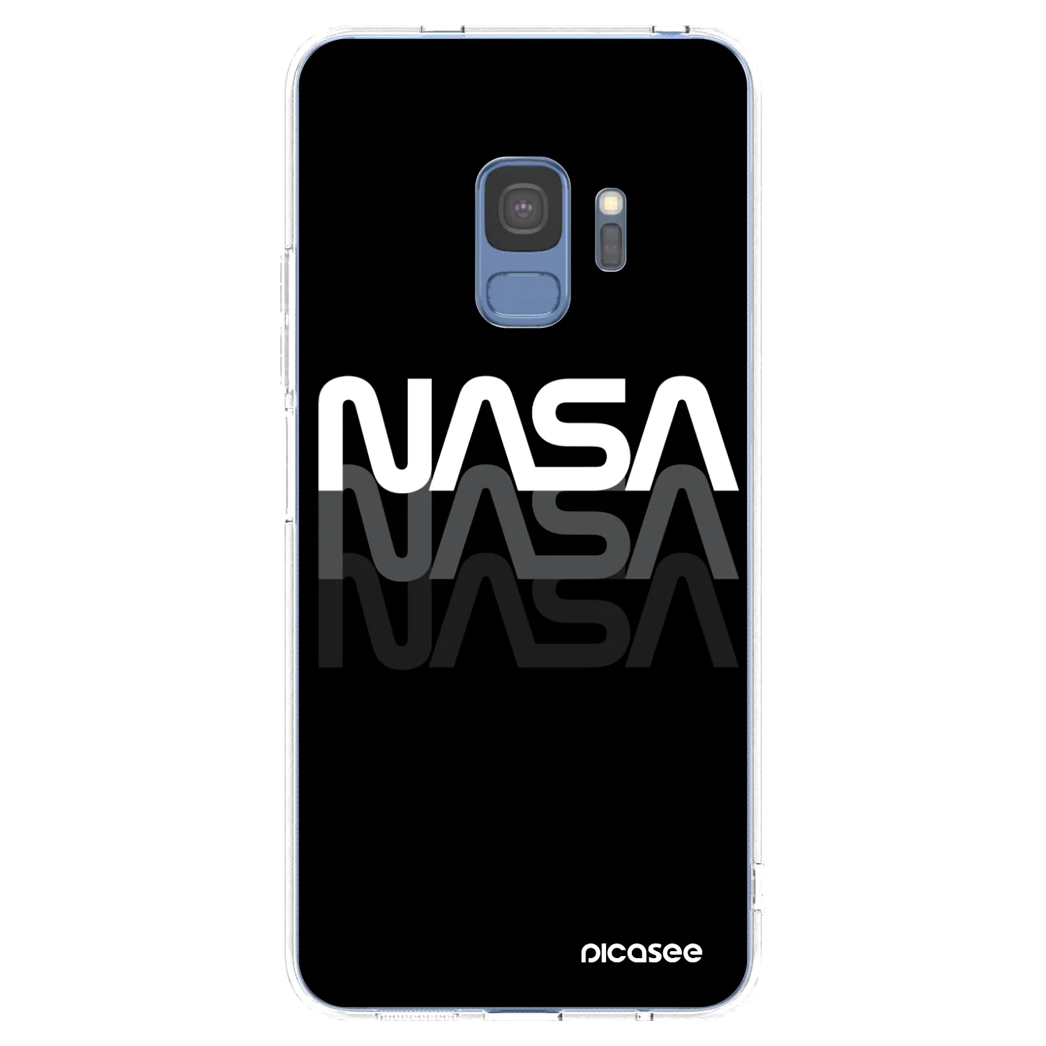 Picasee silikonový průhledný obal pro Samsung Galaxy S9 G960F - NASA Triple