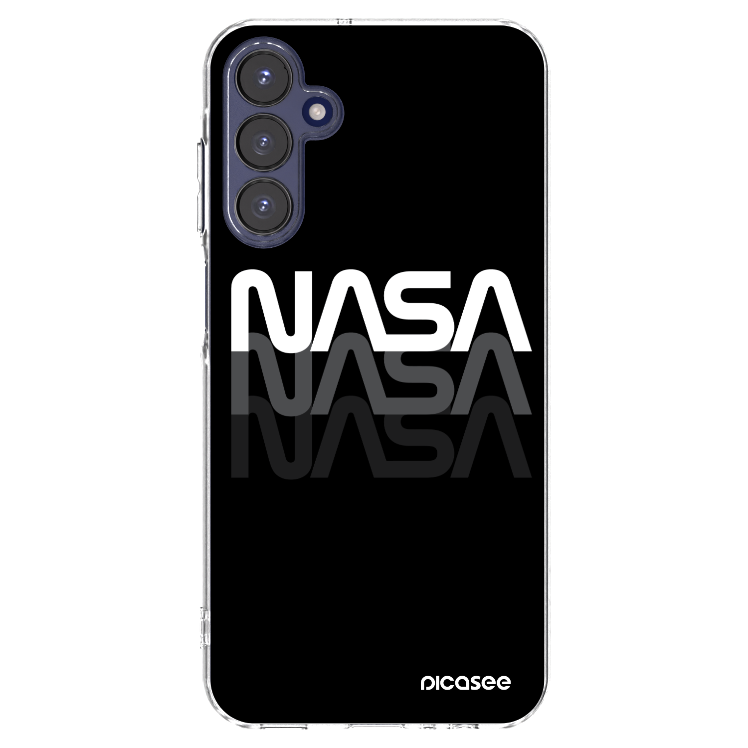 Picasee silikonový průhledný obal pro Samsung Galaxy A15 A155F 4G - NASA Triple