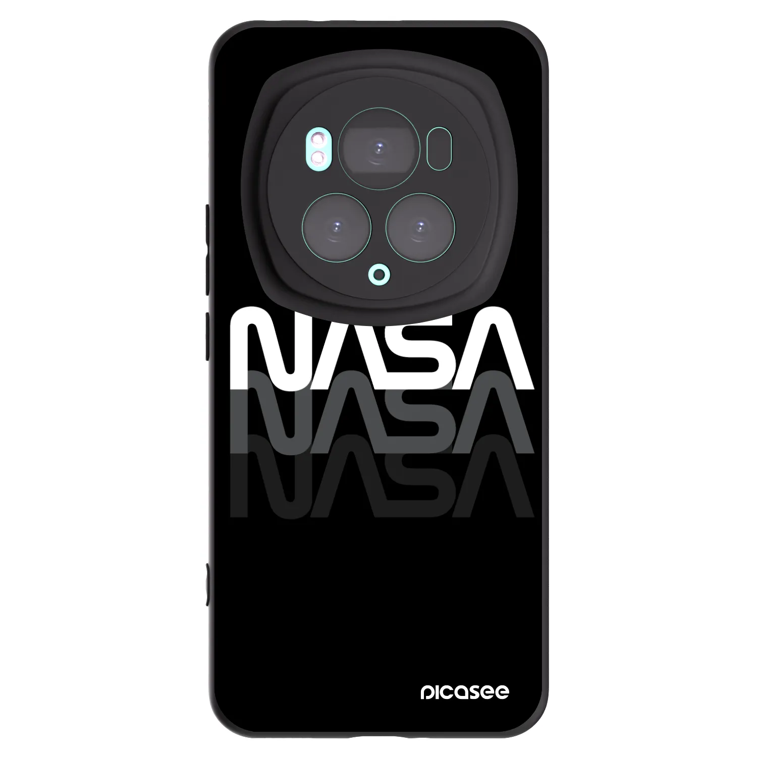 Picasee silikonový černý obal pro Honor Magic6 Pro - NASA Triple