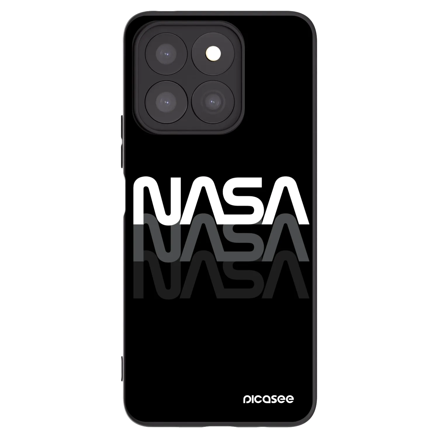 Picasee silikonový černý obal pro Honor X8b - NASA Triple