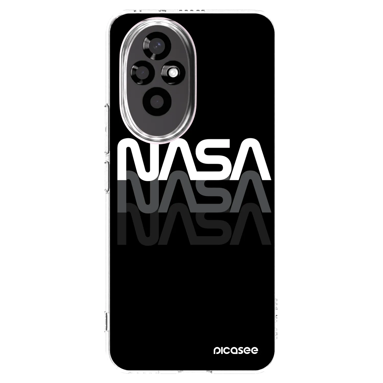 Picasee silikonový průhledný obal pro Honor 200 5G - NASA Triple