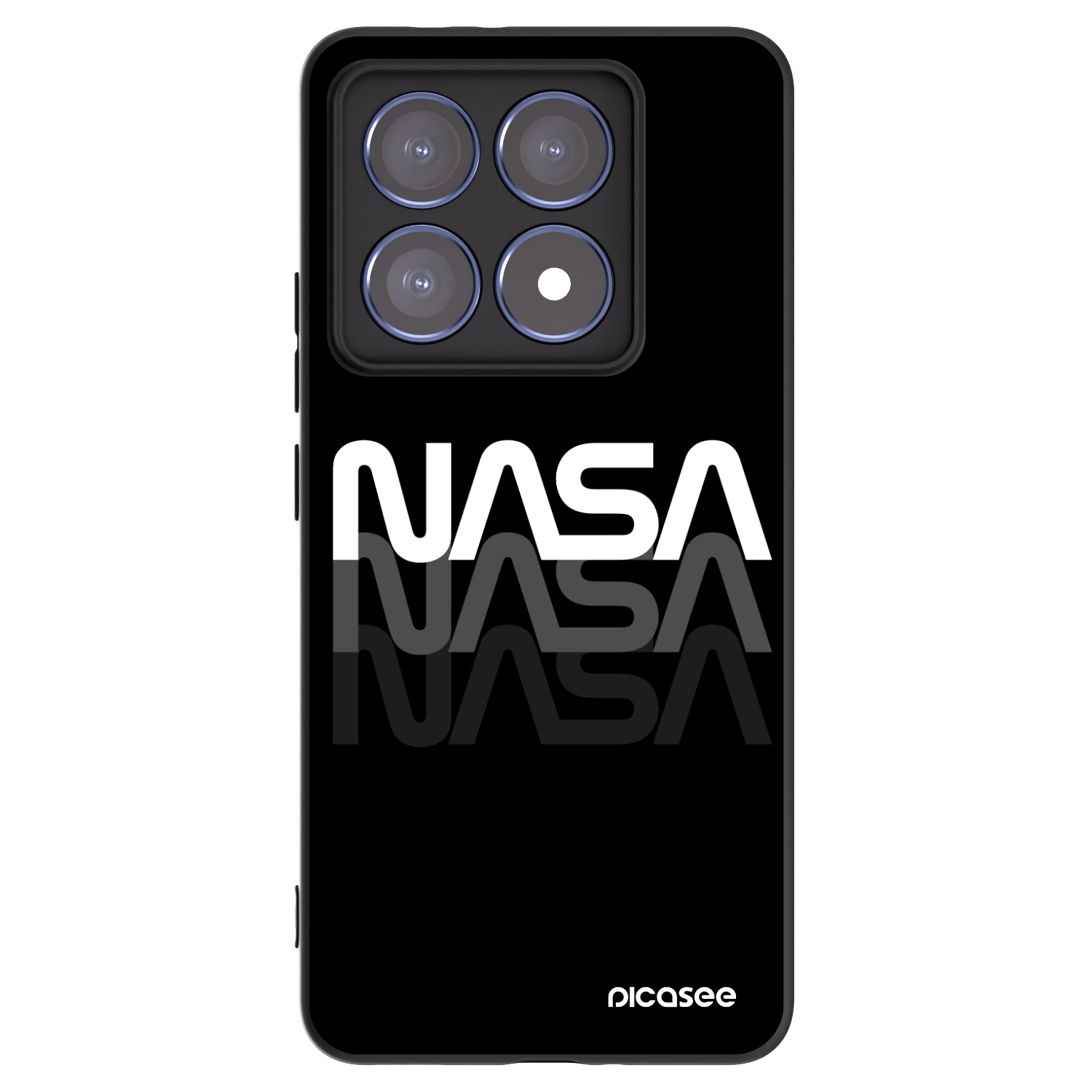 Picasee silikonový černý obal pro Xiaomi 14T Pro - NASA Triple