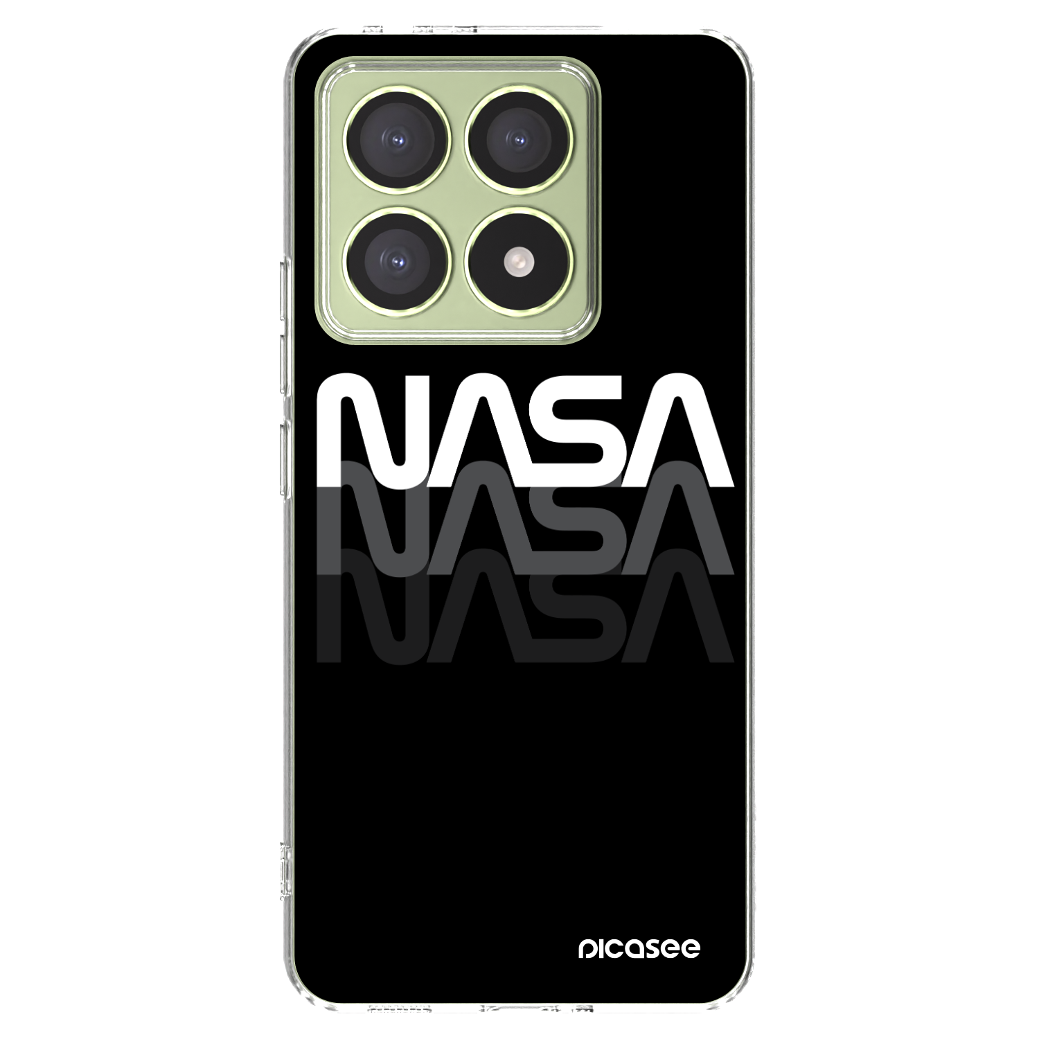 Picasee silikonový průhledný obal pro Xiaomi 14T - NASA Triple