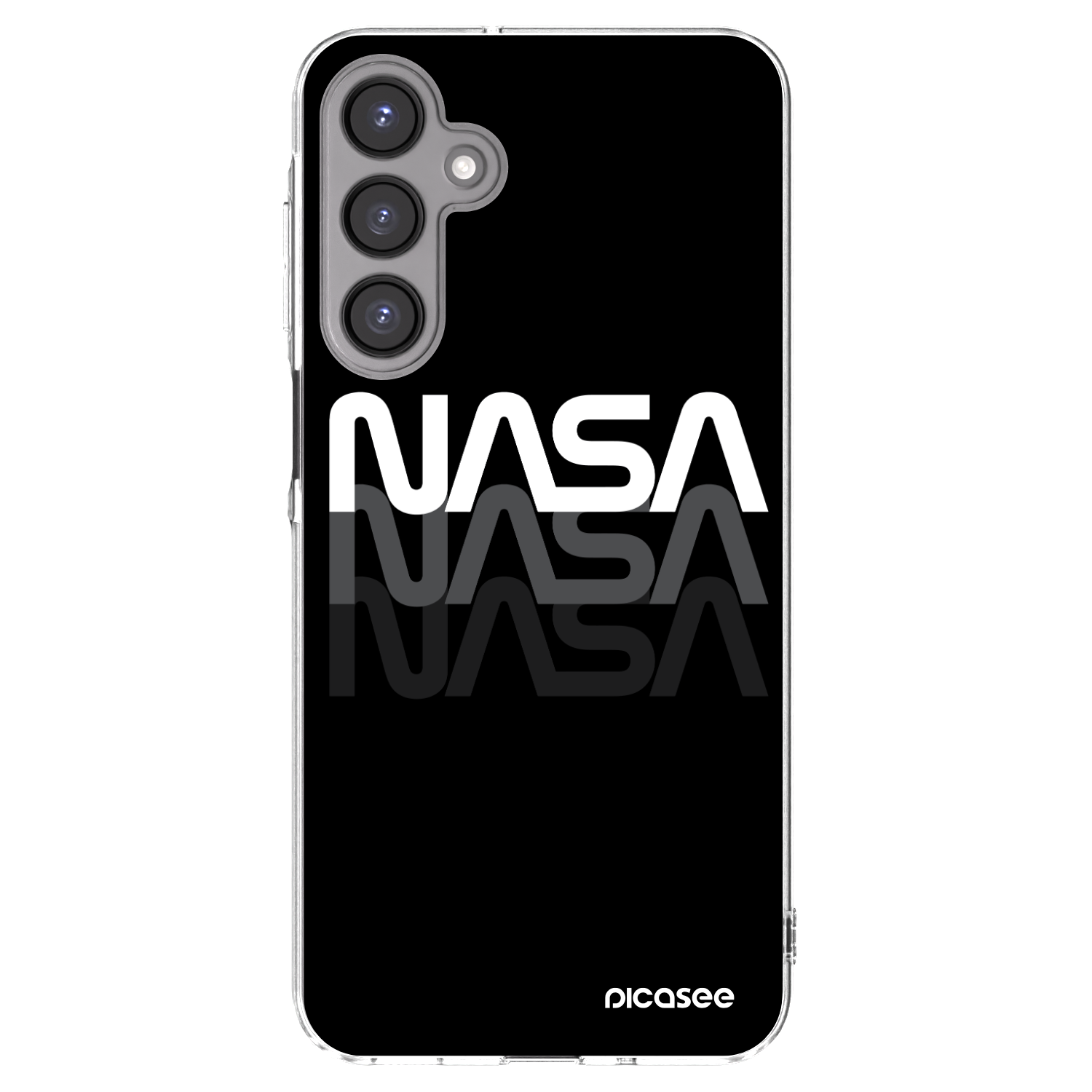 Picasee silikonový průhledný obal pro Samsung Galaxy A16 5G - NASA Triple