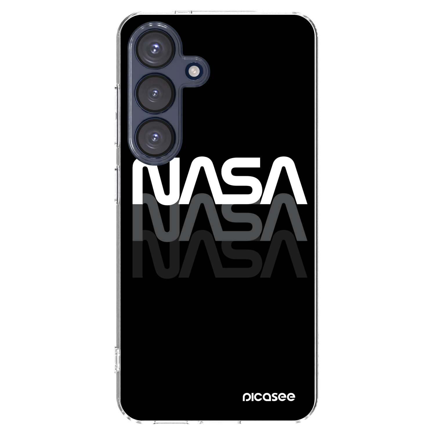 Picasee silikonový průhledný obal pro Samsung Galaxy S25 5G - NASA Triple