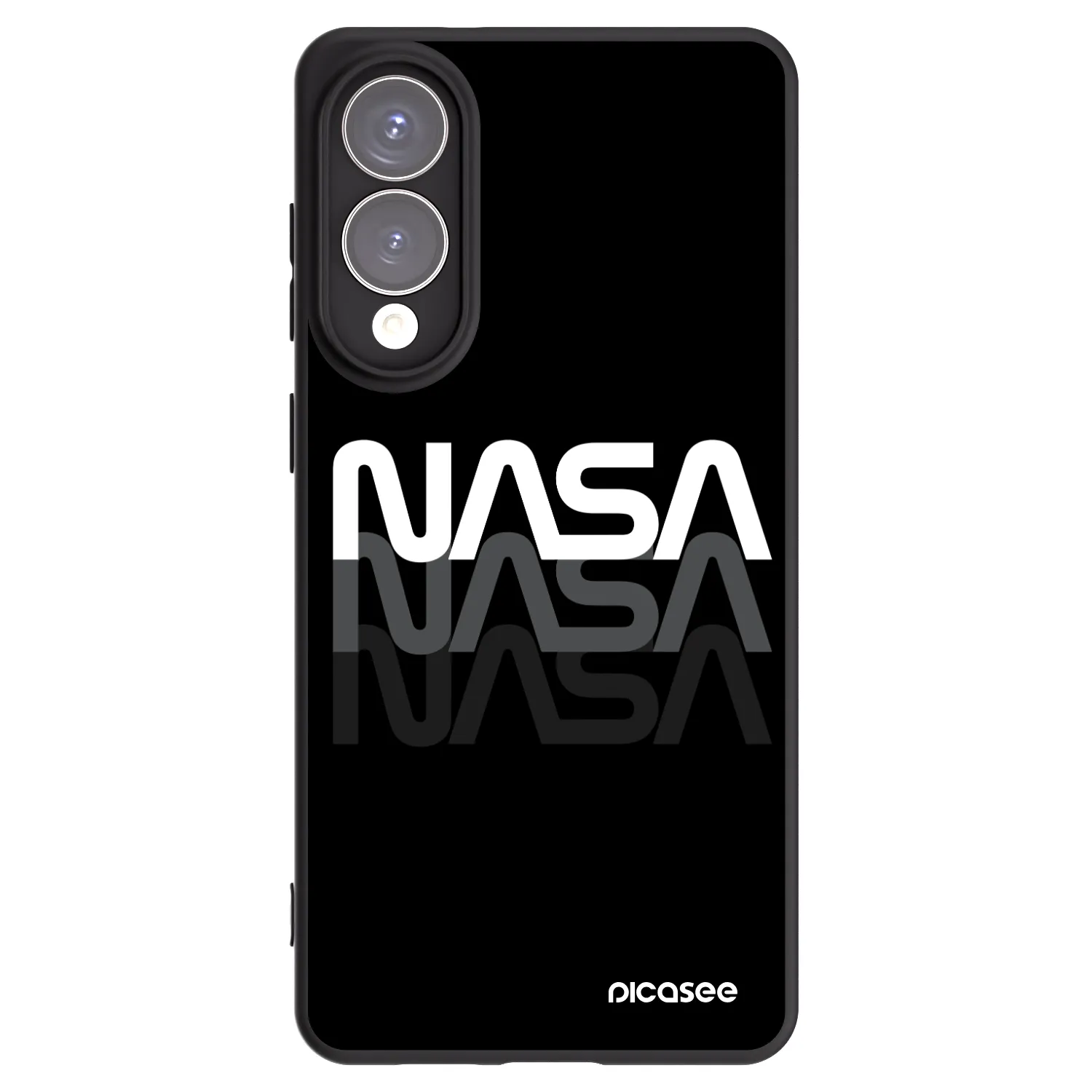 Picasee silikonový černý obal pro Samsung Galaxy S25 Edge 5G - NASA Triple