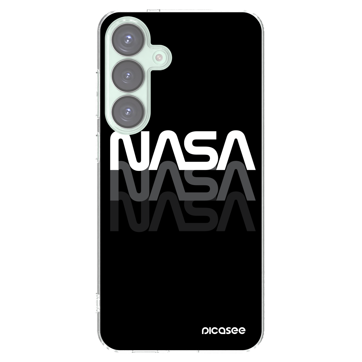 Picasee silikonový průhledný obal pro Samsung Galaxy S25+ 5G - NASA Triple