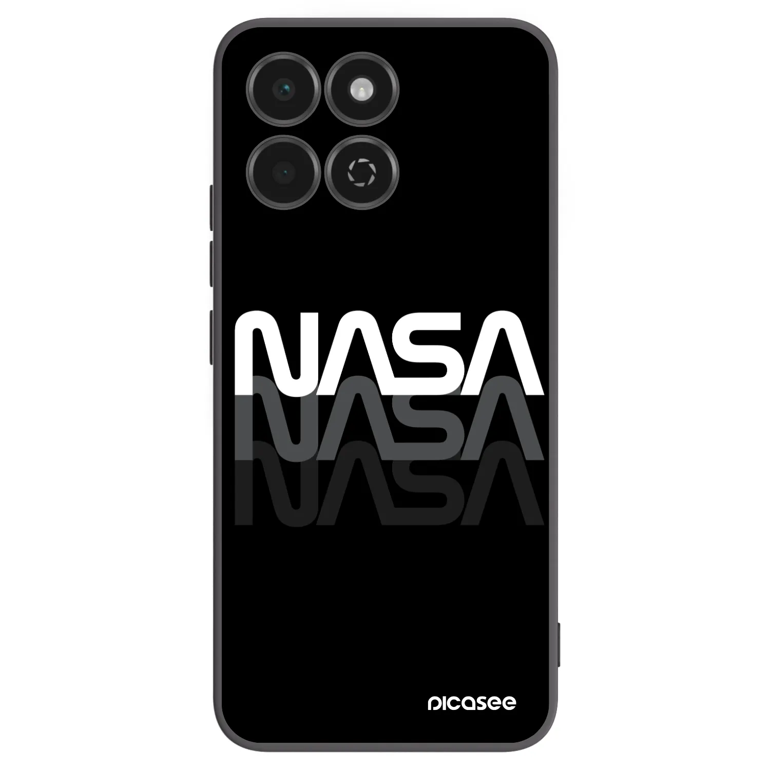 Picasee silikonový černý obal pro Honor 200 Smart 5G - NASA Triple