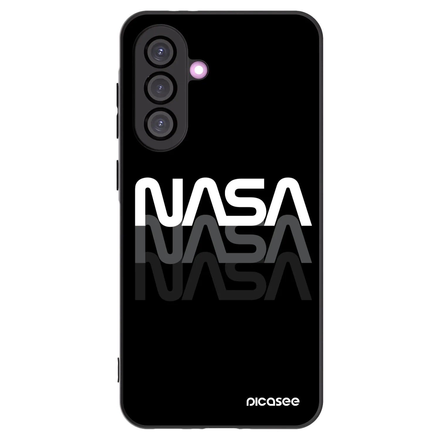 Picasee silikonový černý obal pro Samsung Galaxy A56 5G A566B - NASA Triple