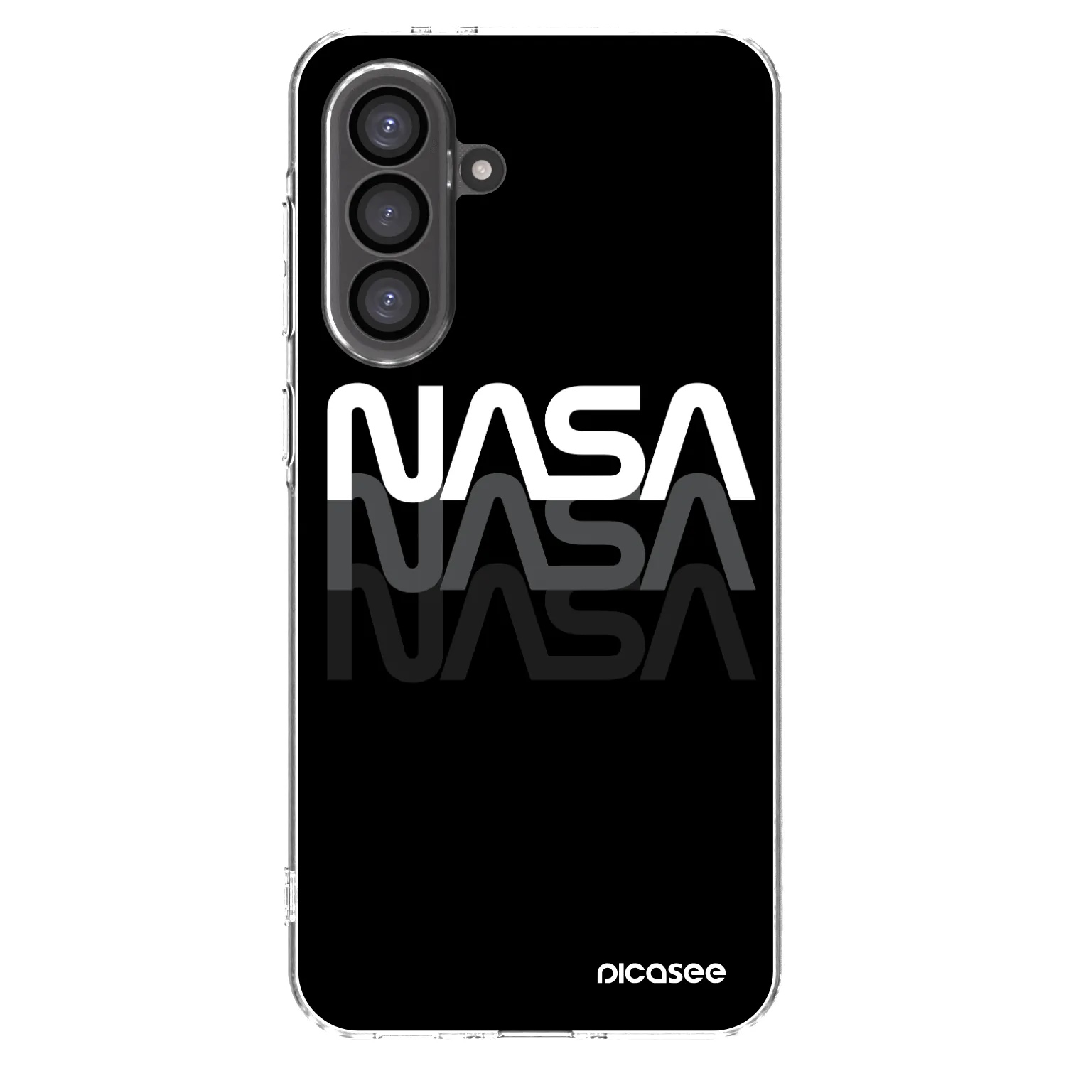 Picasee silikonový průhledný obal pro Samsung Galaxy A56 5G A566B - NASA Triple