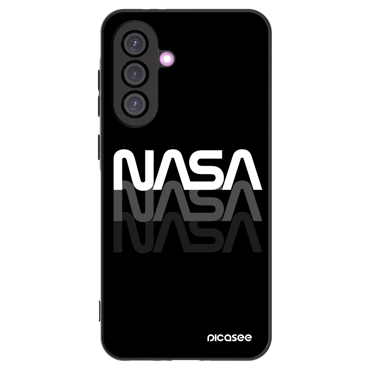 Picasee silikonový černý obal pro Samsung Galaxy A36 5G - NASA Triple
