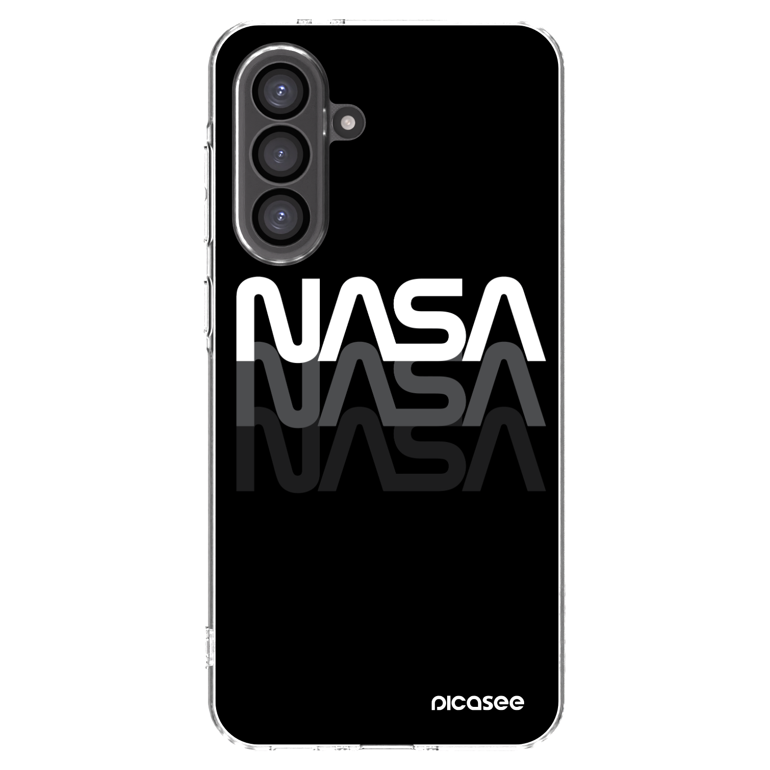 Picasee silikonový průhledný obal pro Samsung Galaxy A36 5G - NASA Triple