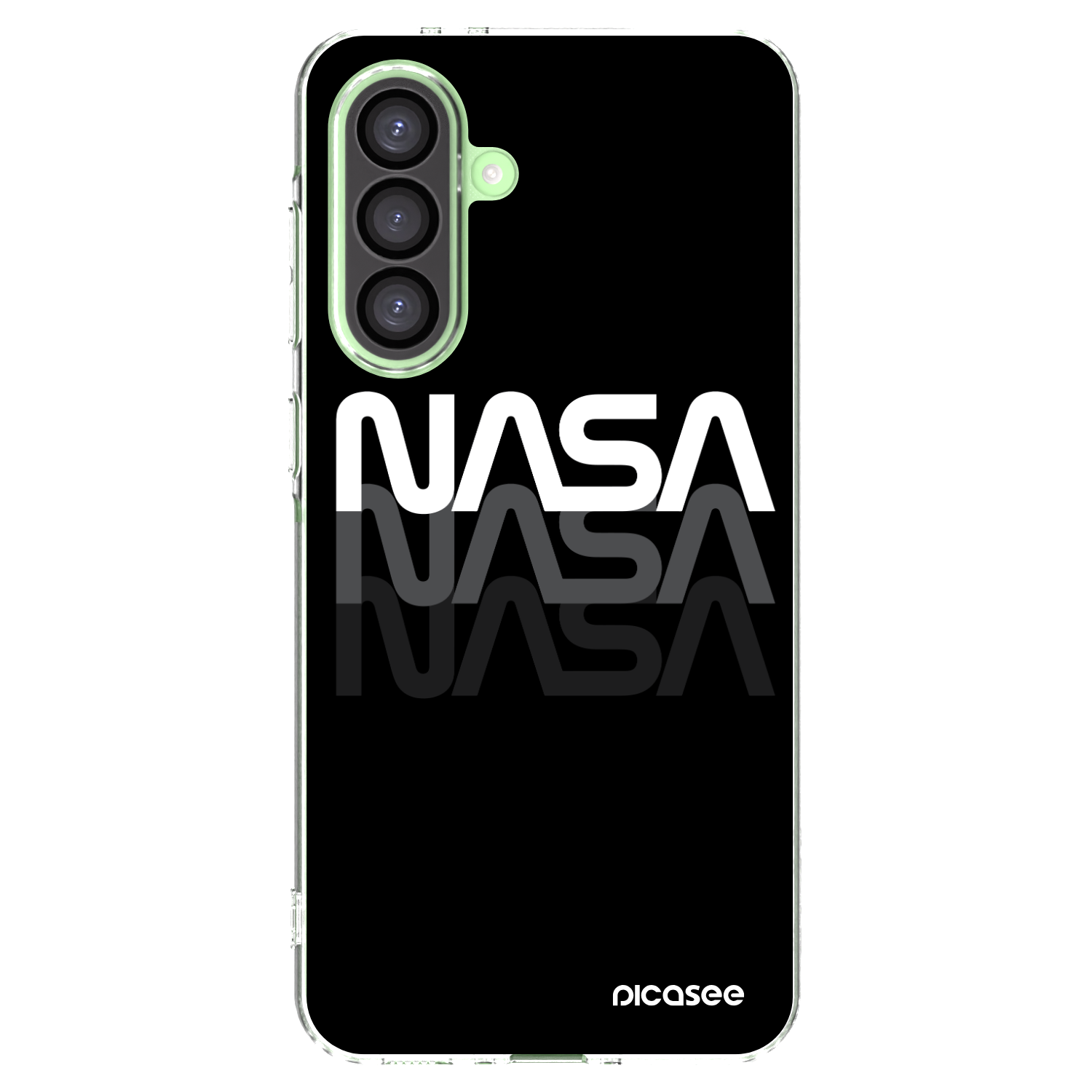 Picasee silikonový průhledný obal pro Samsung Galaxy A26 5G A266B - NASA Triple