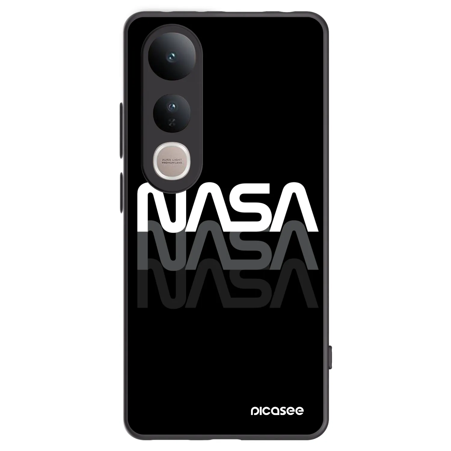 Picasee silikonový černý obal pro Vivo V50 Lite 5G - NASA Triple