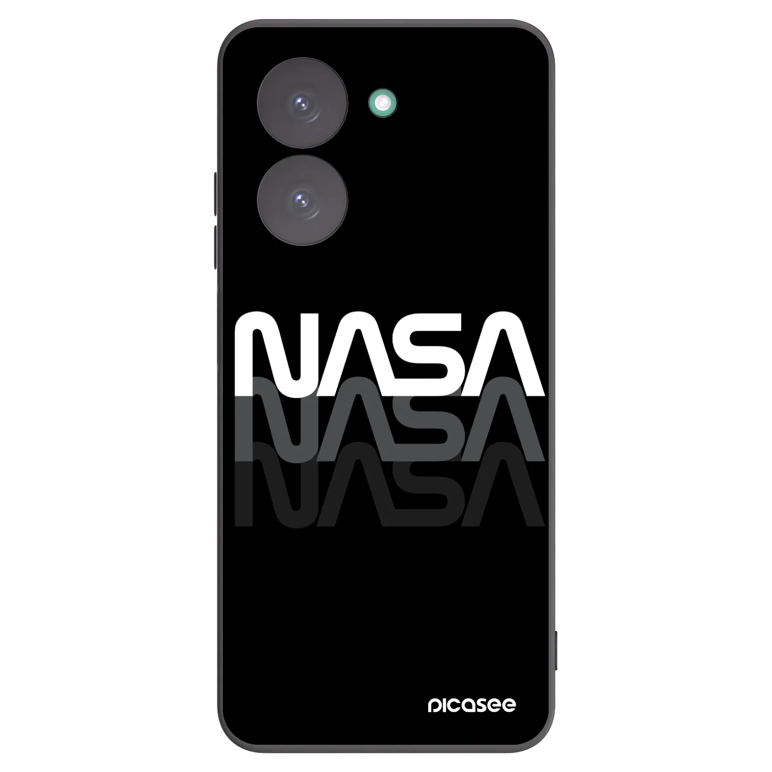 Picasee silikonový černý obal pro Xiaomi Redmi A5 - NASA Triple