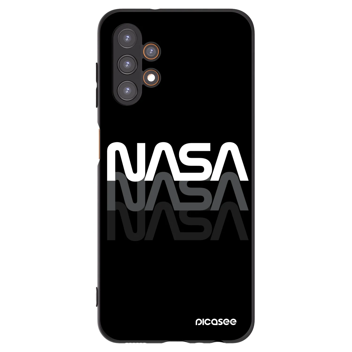 Picasee silikonový černý obal pro Samsung Galaxy A13 5G - NASA Triple
