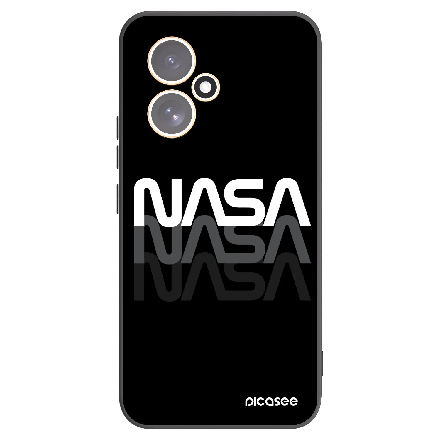 Picasee silikonový černý obal pro Honor 400 5G - NASA Triple