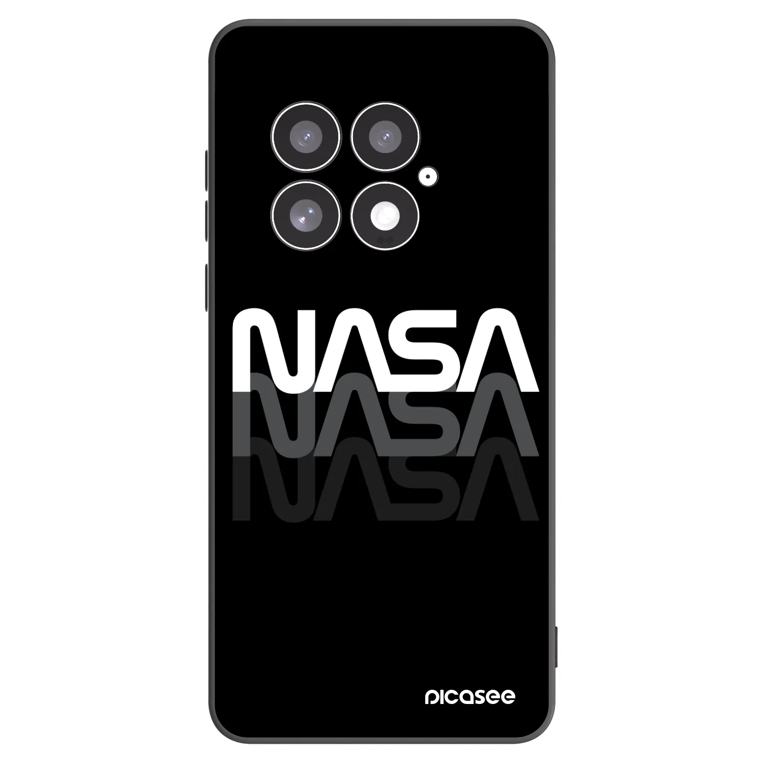 Picasee silikonový černý obal pro OnePlus 13 5G - NASA Triple