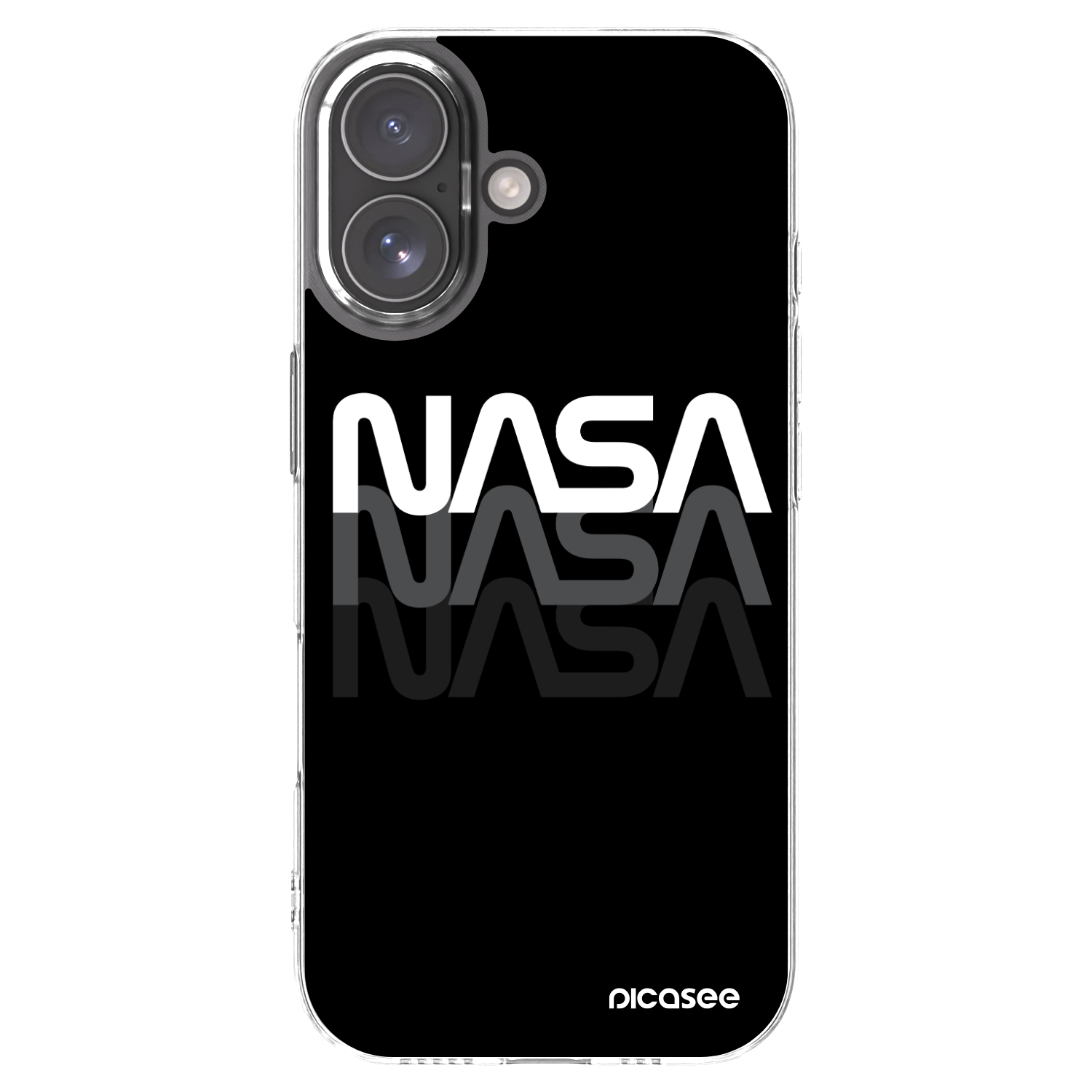 Picasee silikonový průhledný obal pro Apple iPhone 17 - NASA Triple
