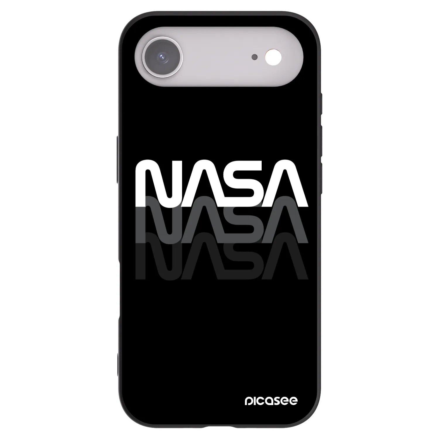 Picasee silikonový černý obal pro Apple iPhone Air - NASA Triple