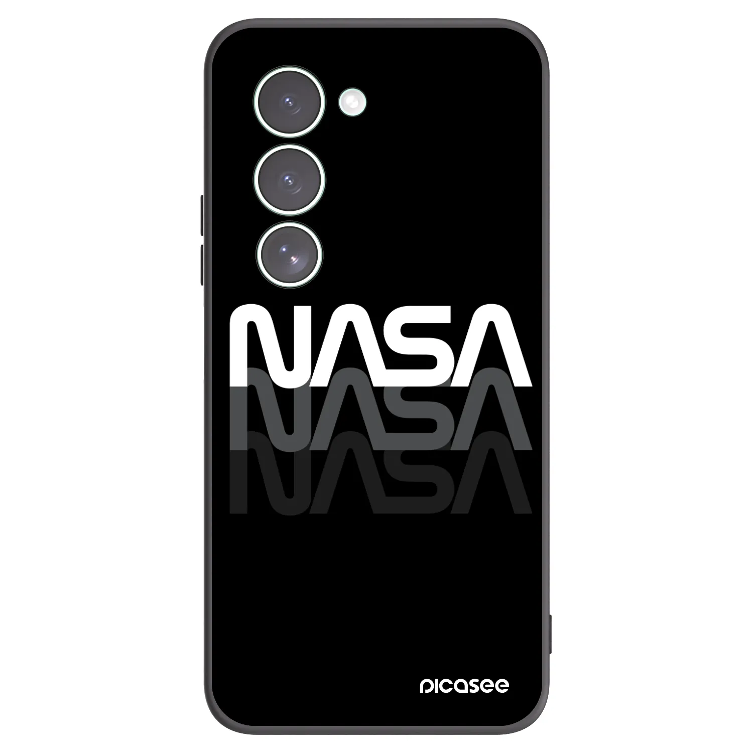 Picasee silikonový černý obal pro Xiaomi Redmi 15 5G - NASA Triple