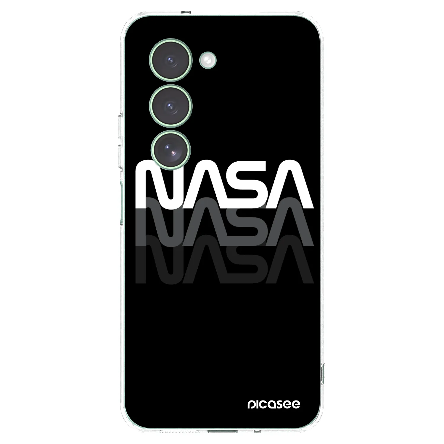 Picasee silikonový průhledný obal pro Xiaomi Redmi 15 5G - NASA Triple