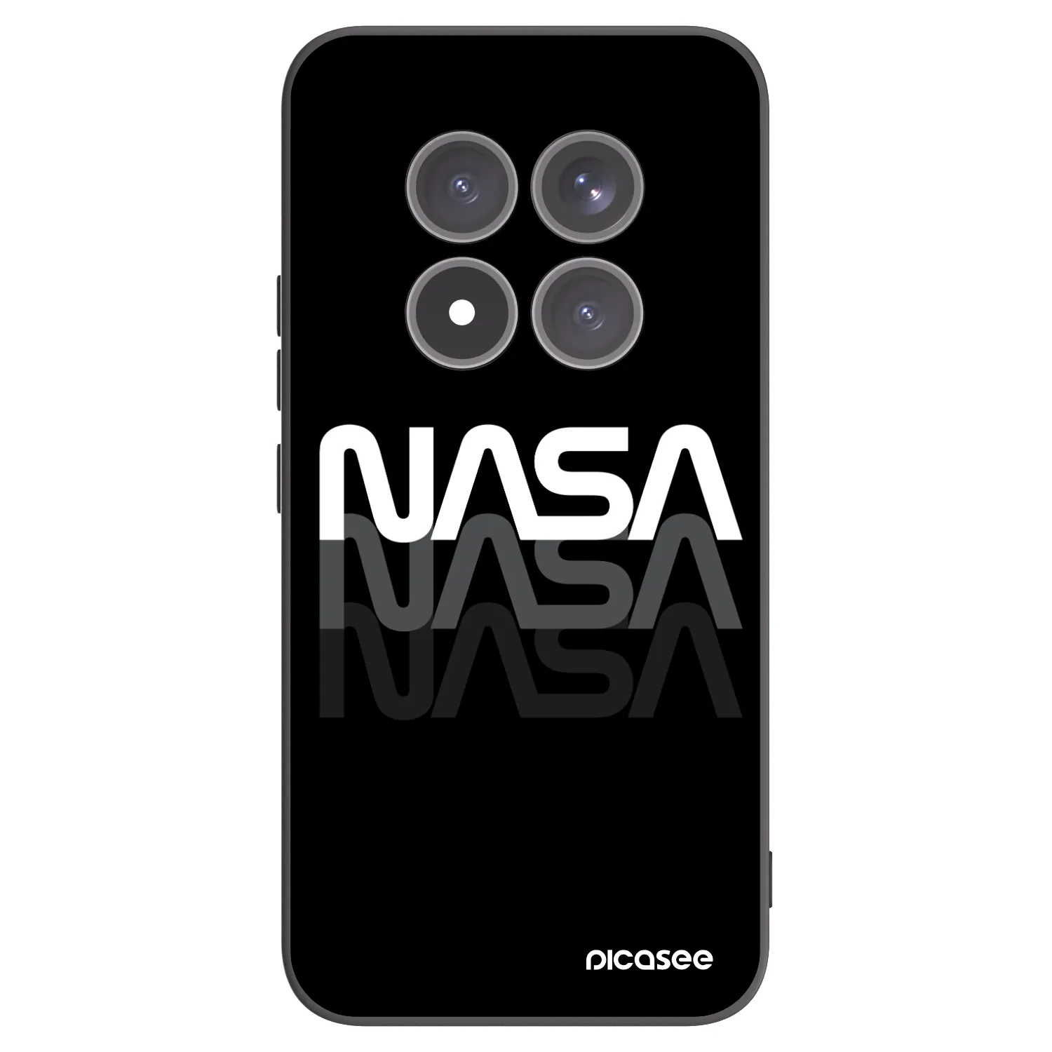 Picasee silikonový černý obal pro Xiaomi Redmi Note 15 Pro+ - NASA Triple