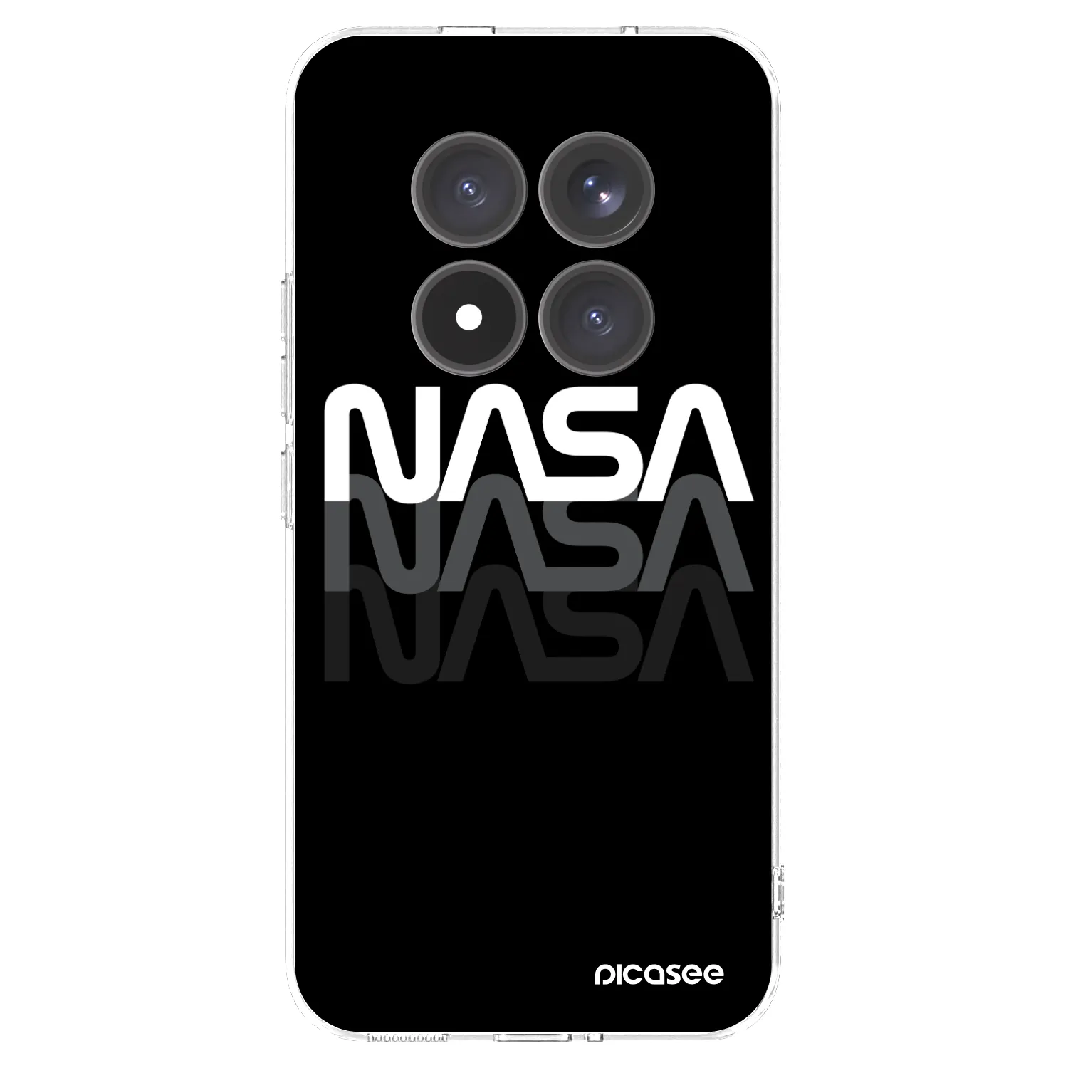 Picasee silikonový průhledný obal pro Xiaomi Redmi Note 15 Pro+ - NASA Triple