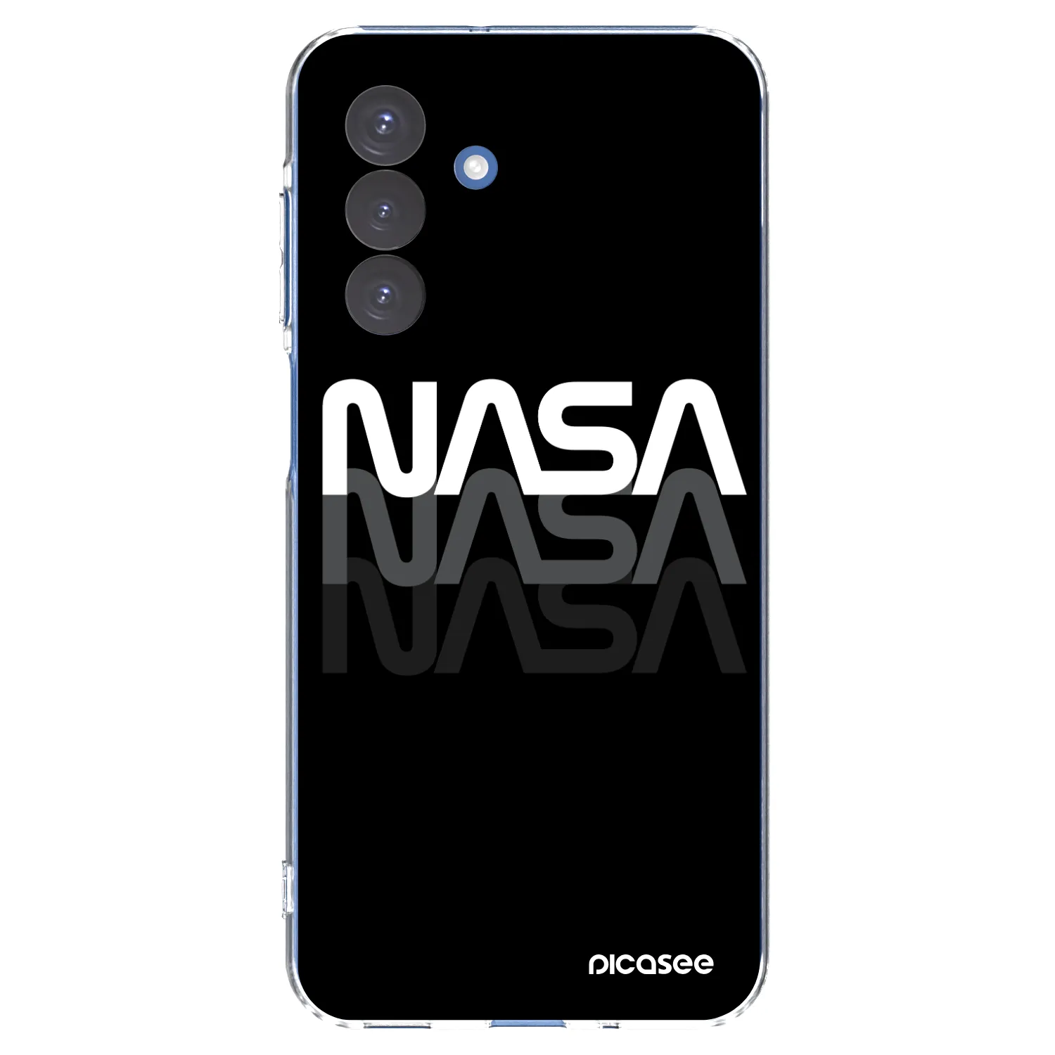 Picasee silikonový průhledný obal pro Samsung Galaxy A17 5G - NASA Triple