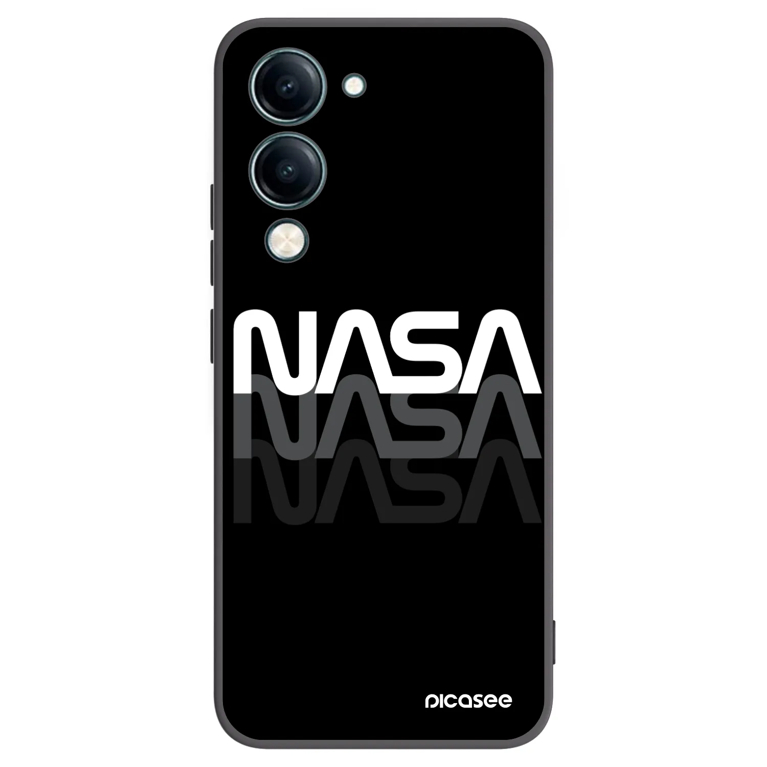 Picasee silikonový černý obal pro Vivo Y29s 5G - NASA Triple