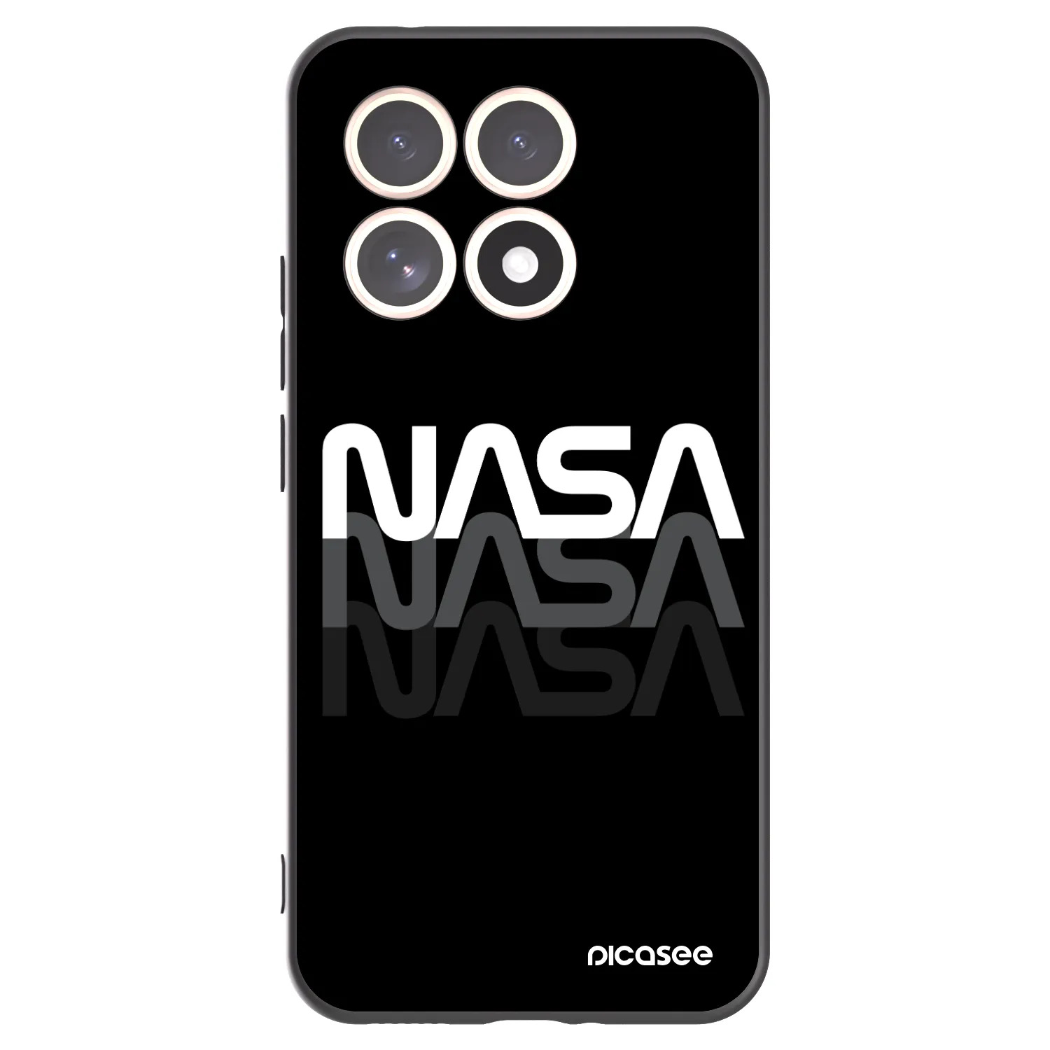 Picasee silikonový černý obal pro Xiaomi 15T - NASA Triple