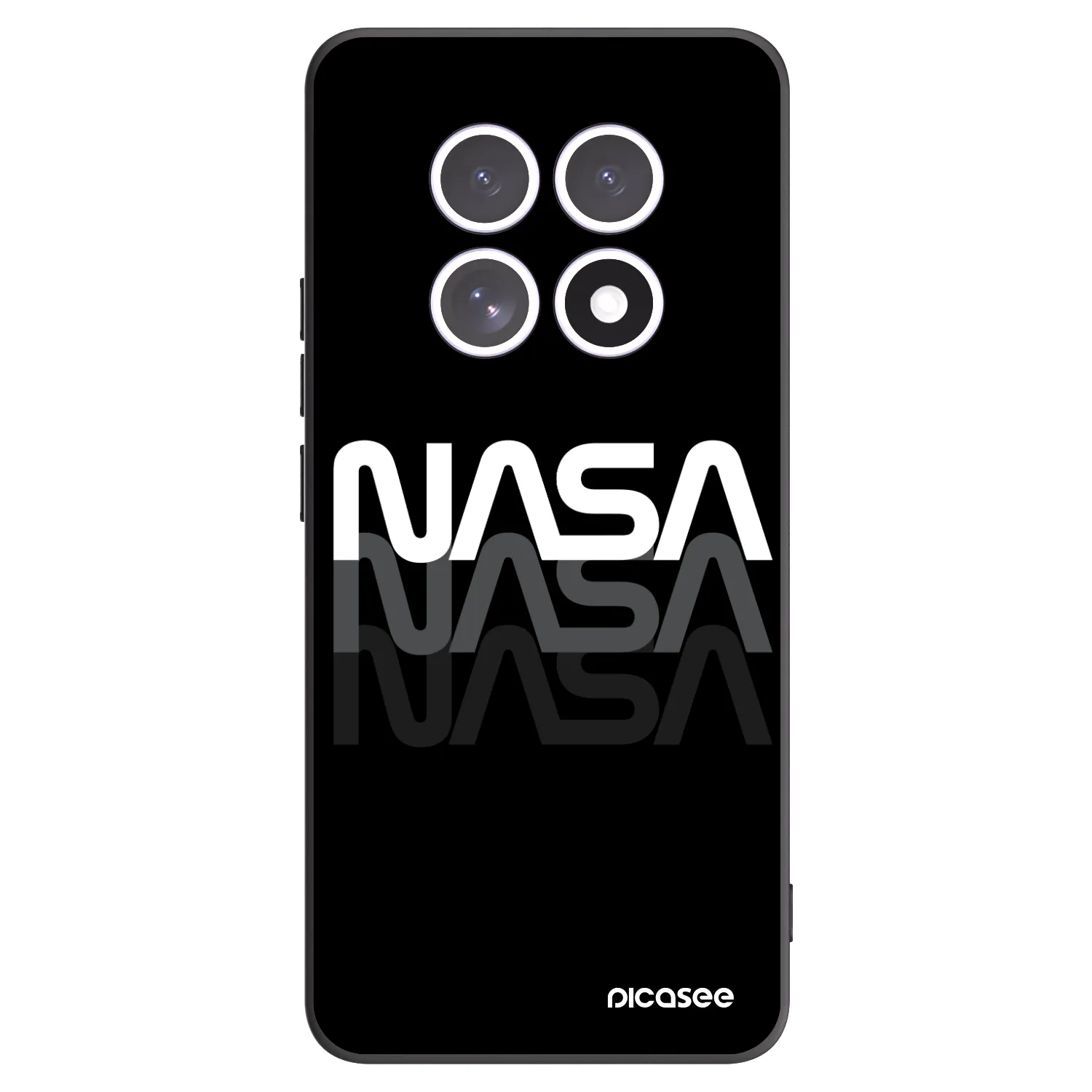 Picasee silikonový černý obal pro Xiaomi Redmi Note 15 - NASA Triple