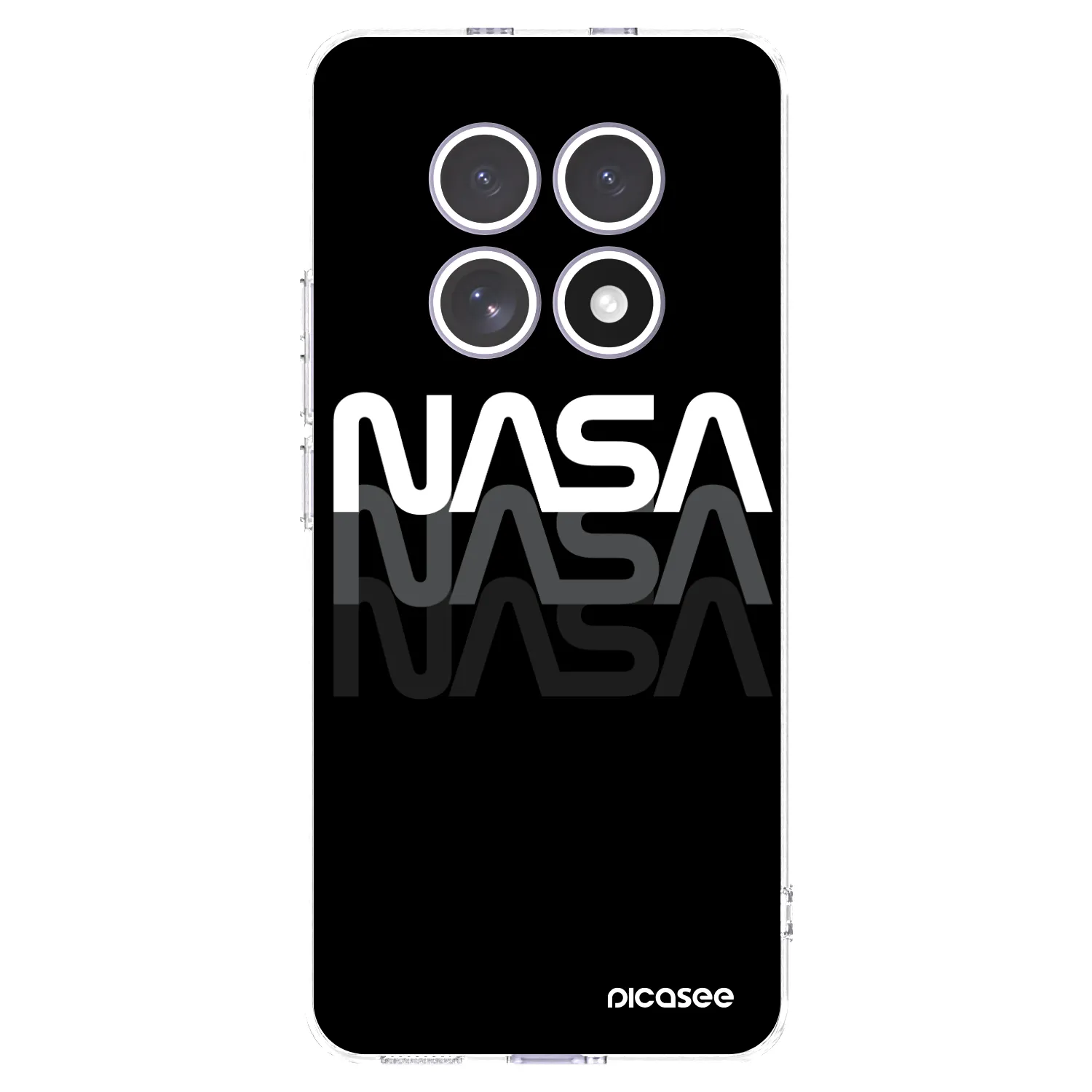 Picasee silikonový průhledný obal pro Xiaomi Redmi Note 15 - NASA Triple