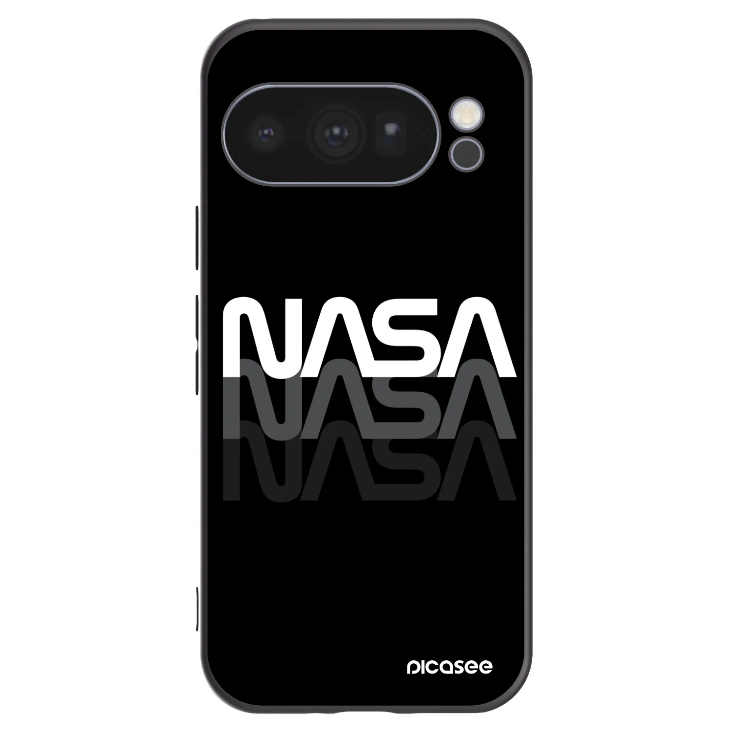 Picasee silikonový černý obal pro Google Pixel 10 Pro - NASA Triple