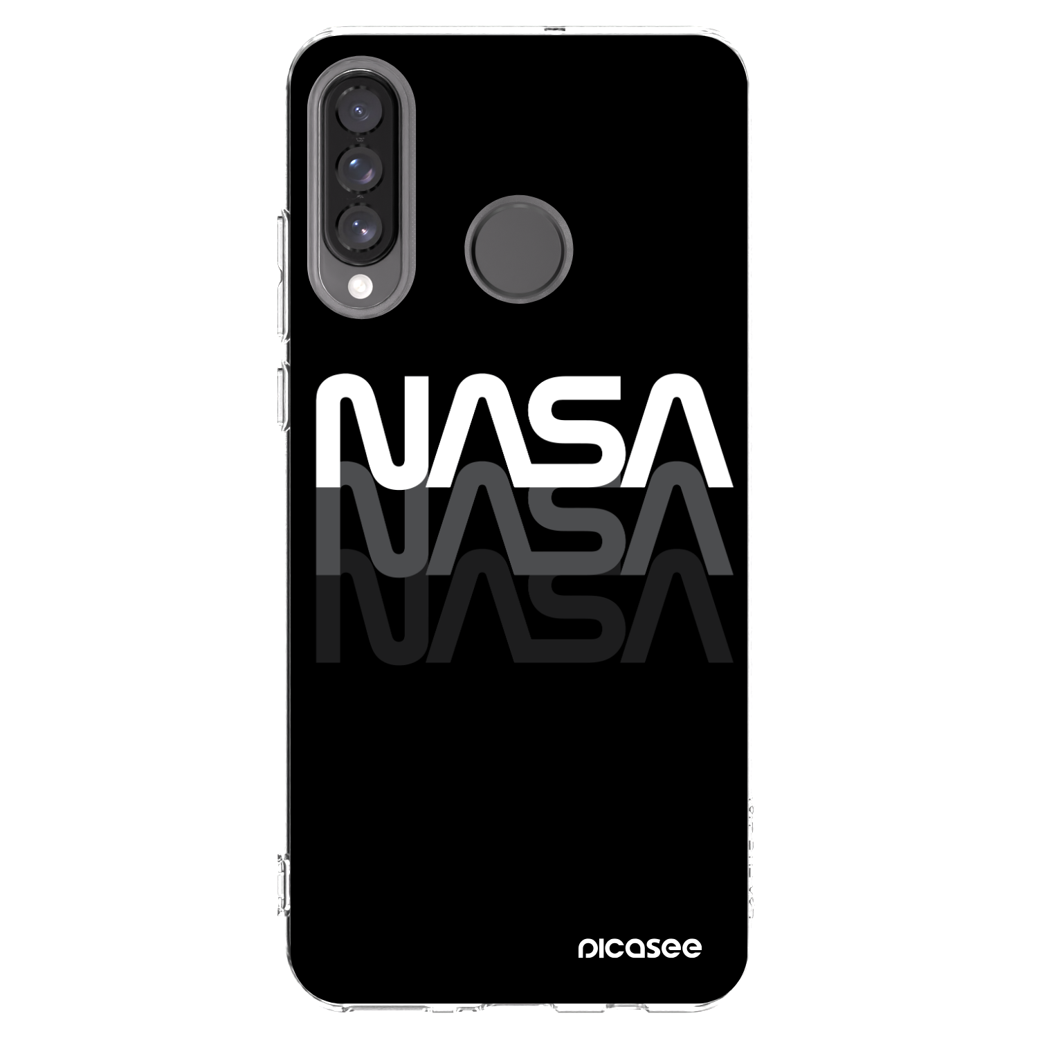 Picasee silikonový průhledný obal pro Huawei P30 Lite - NASA Triple