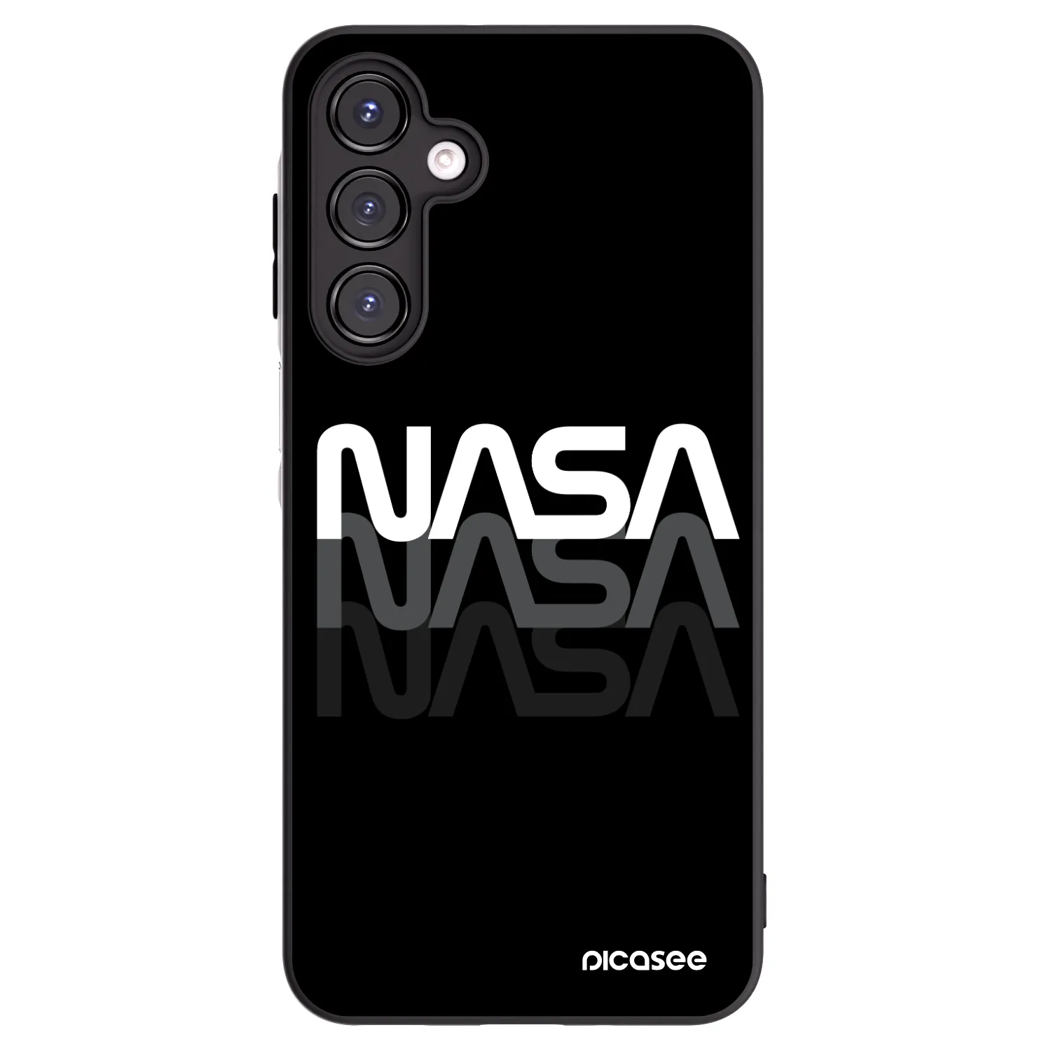 Picasee silikonový černý obal pro Samsung Galaxy A16 4G - NASA Triple