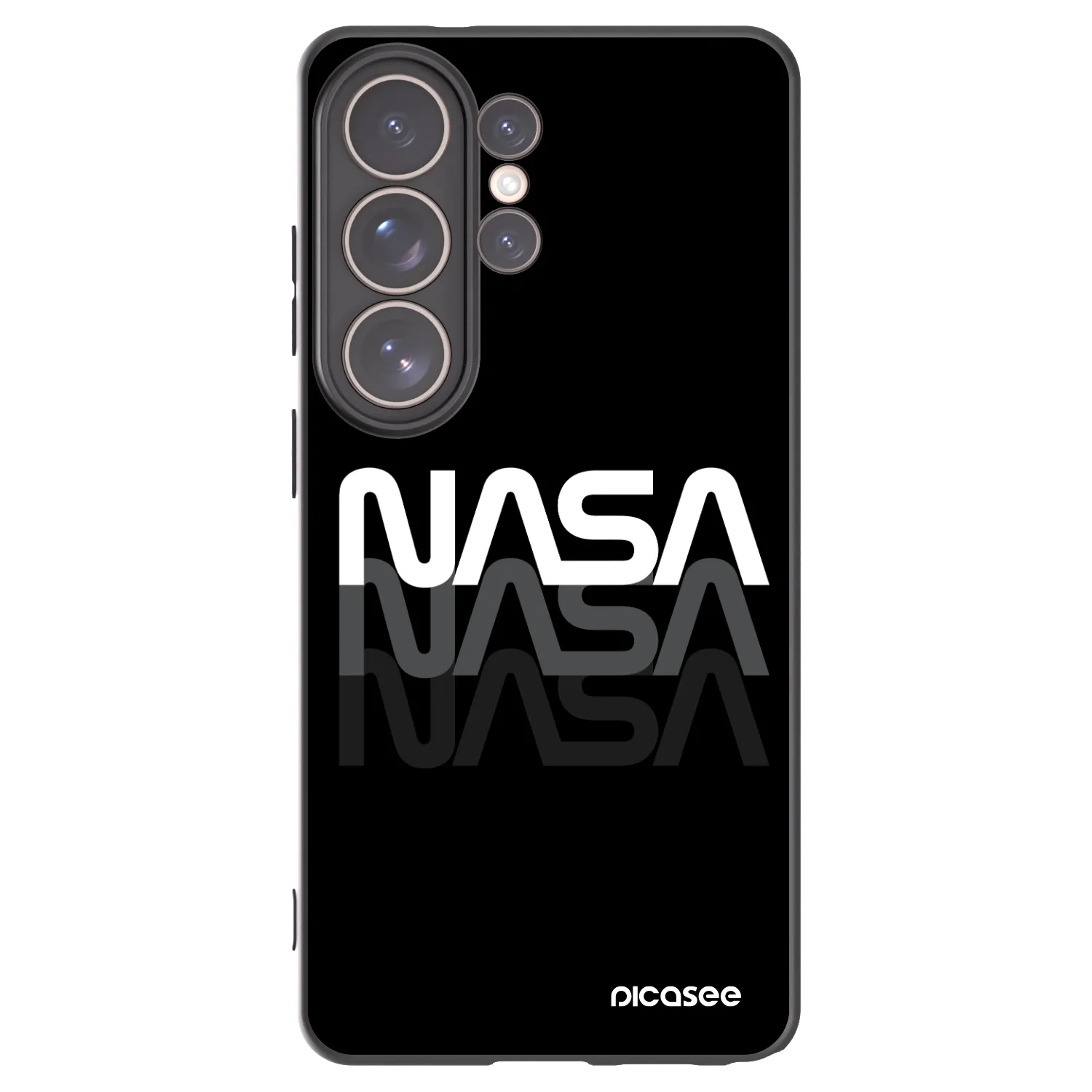 Picasee silikonový černý obal pro Samsung Galaxy S26 Ultra - NASA Triple