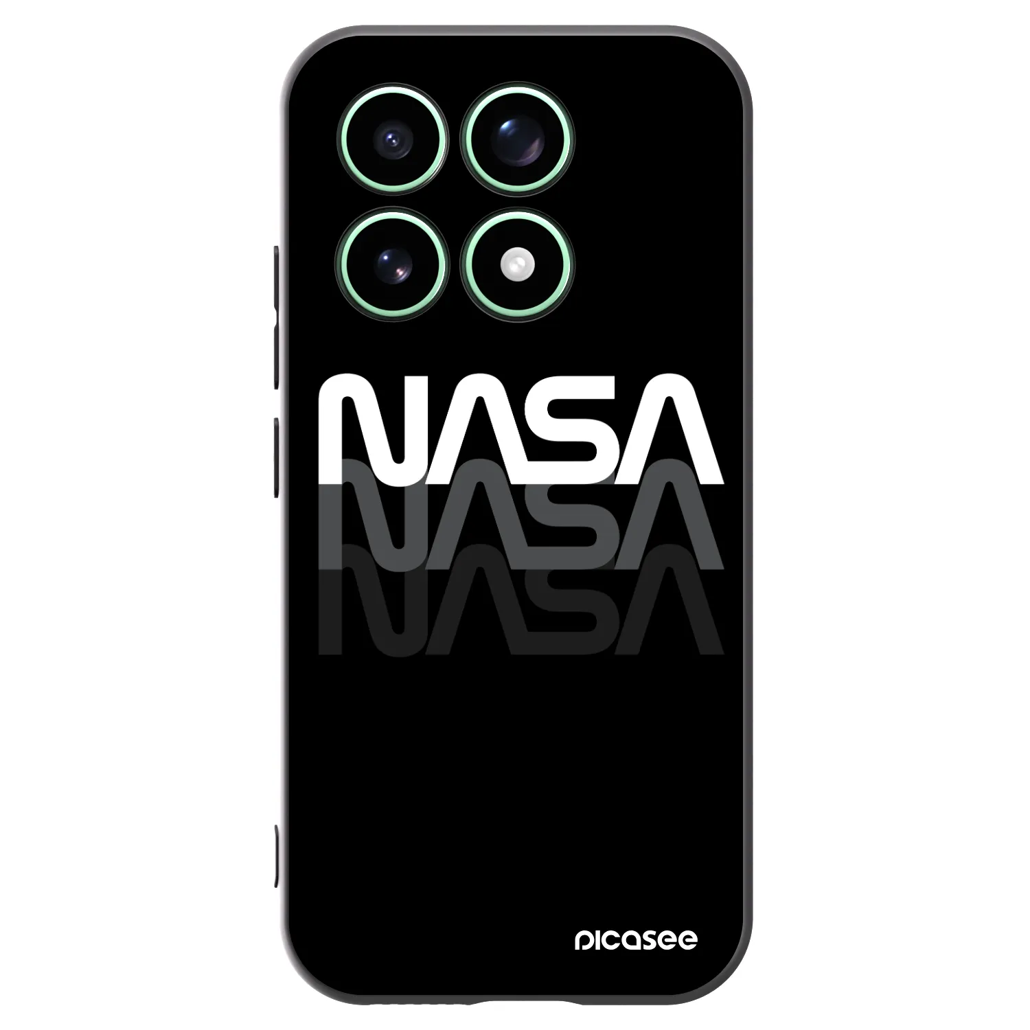 Picasee silikonový černý obal pro Xiaomi 17 - NASA Triple