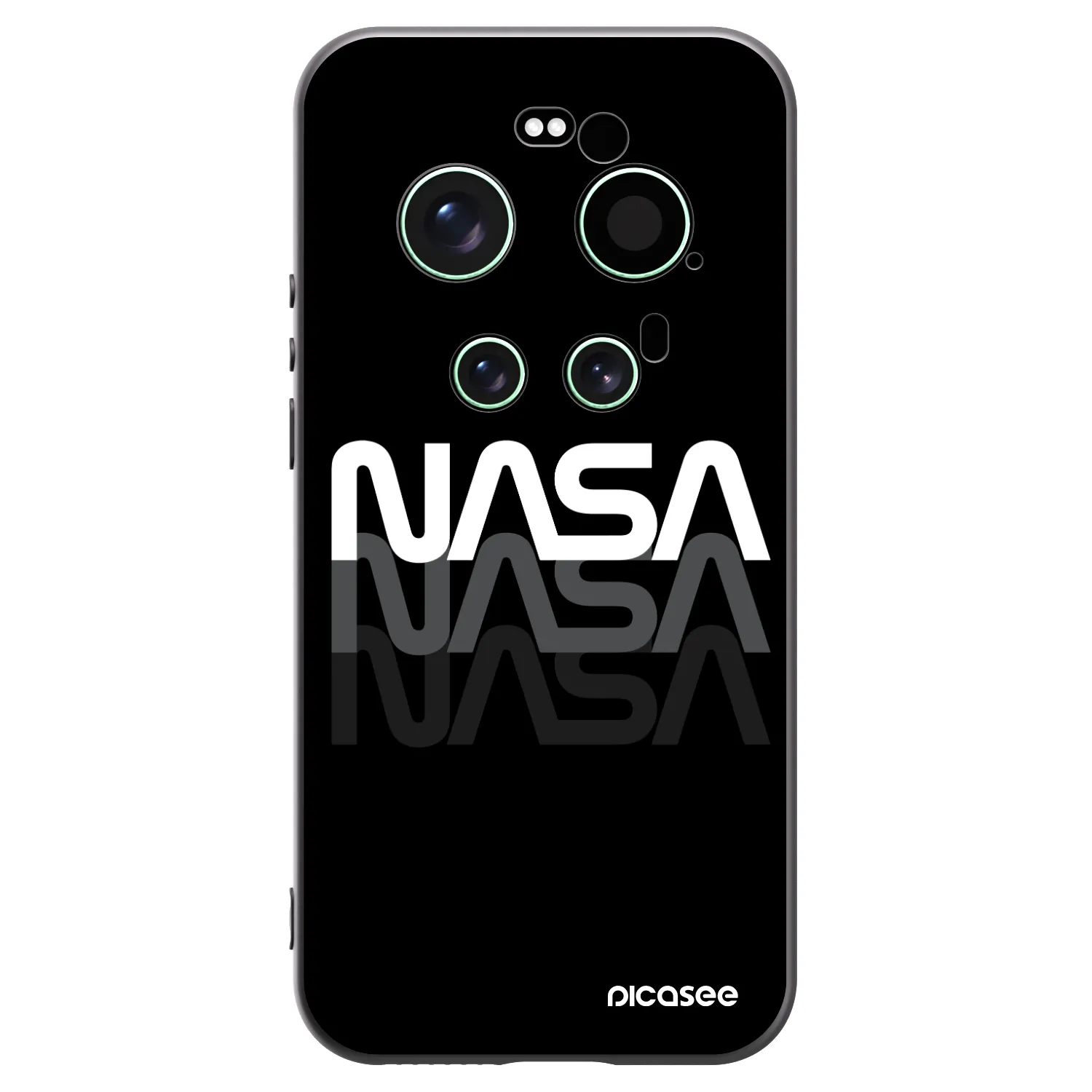 Picasee silikonový černý obal pro Xiaomi 17 Ultra - NASA Triple