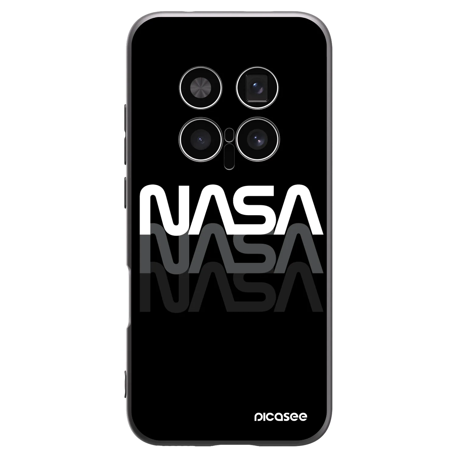 Picasee silikonový černý obal pro Honor Magic8 Pro 5G - NASA Triple