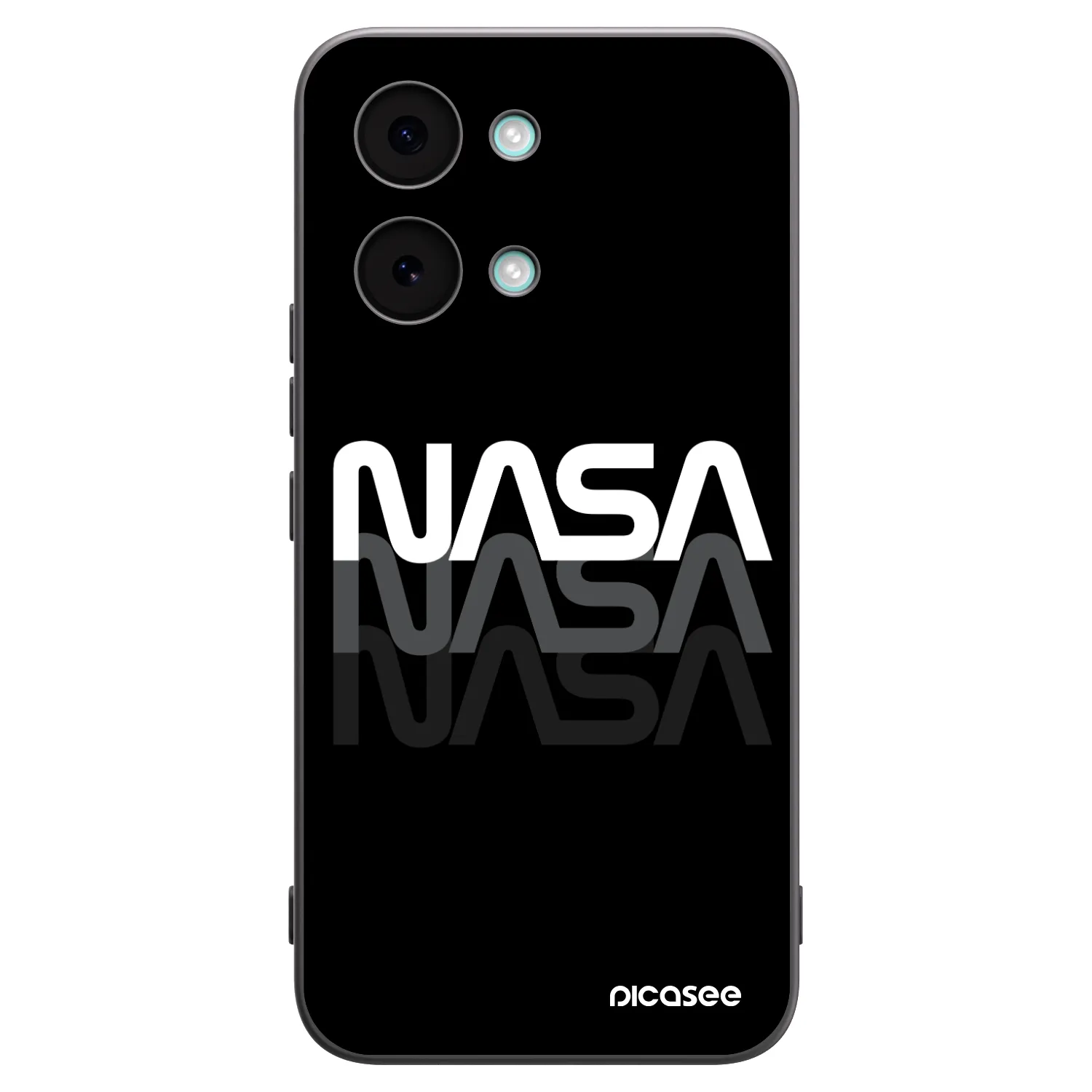 Picasee silikonový černý obal pro Xiaomi Poco X8 Pro Max - NASA Triple