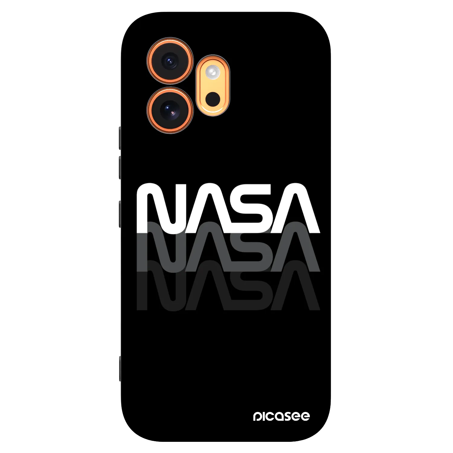 Picasee silikonový černý obal pro Honor 600 - NASA Triple