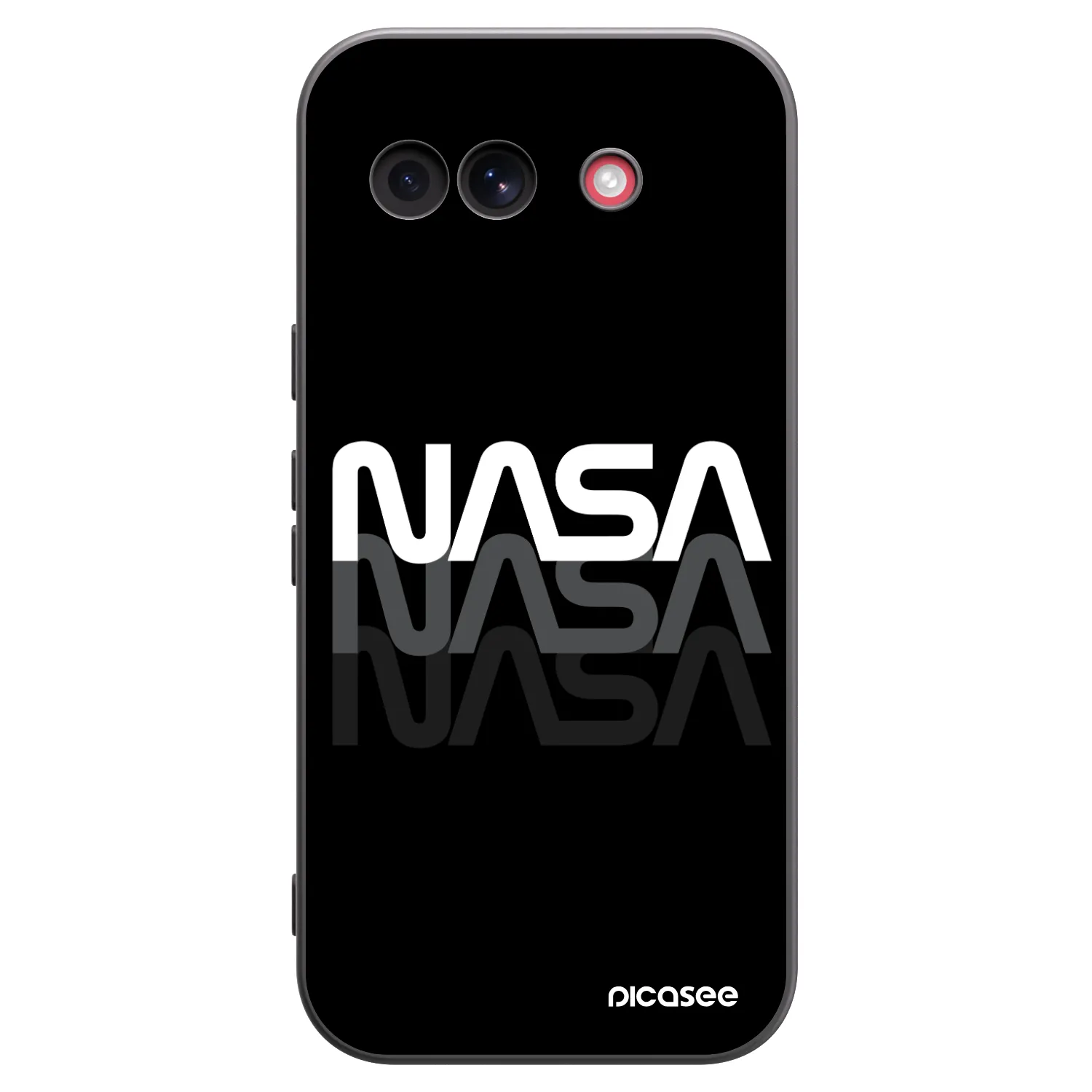 Picasee silikonový černý obal pro Google Pixel 10a - NASA Triple