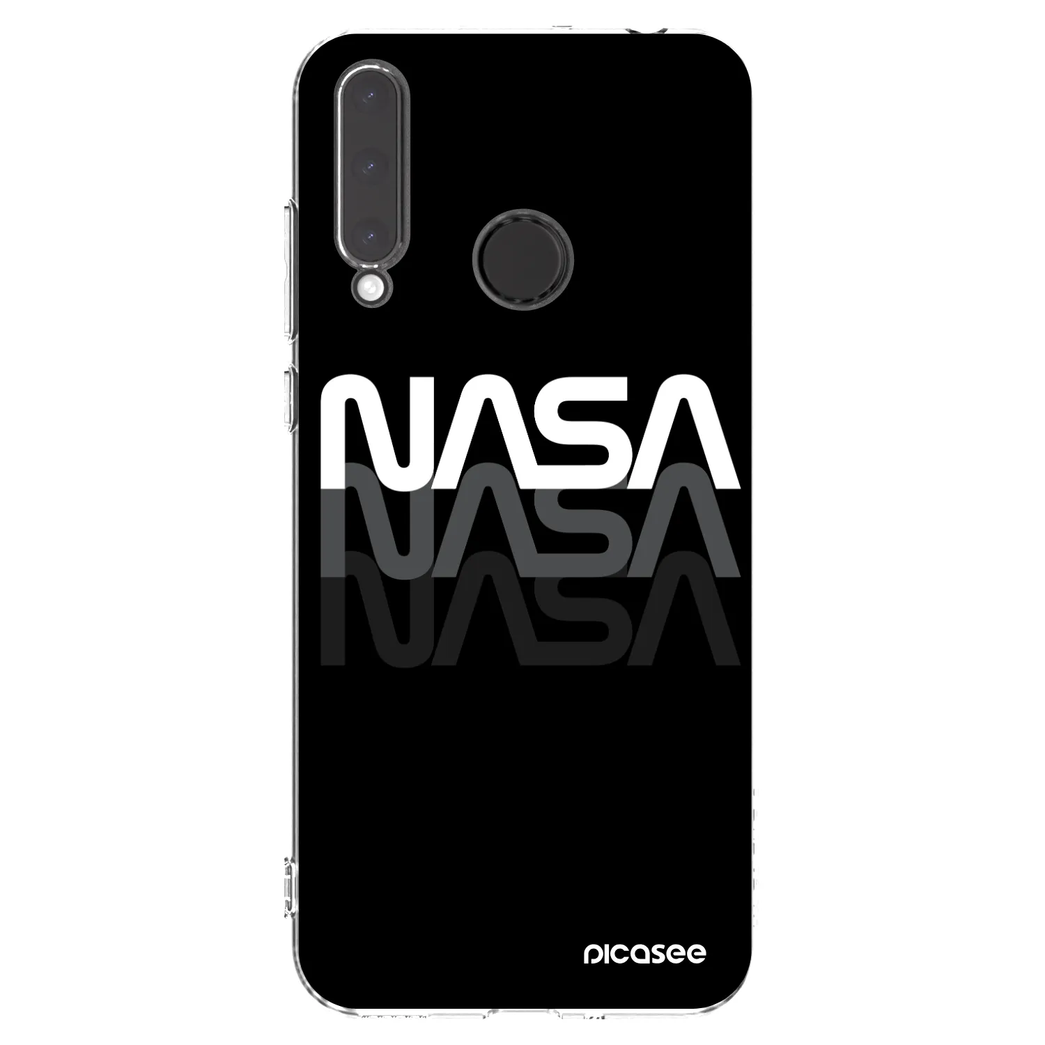 Picasee silikonový průhledný obal pro Honor 20 Lite - NASA Triple