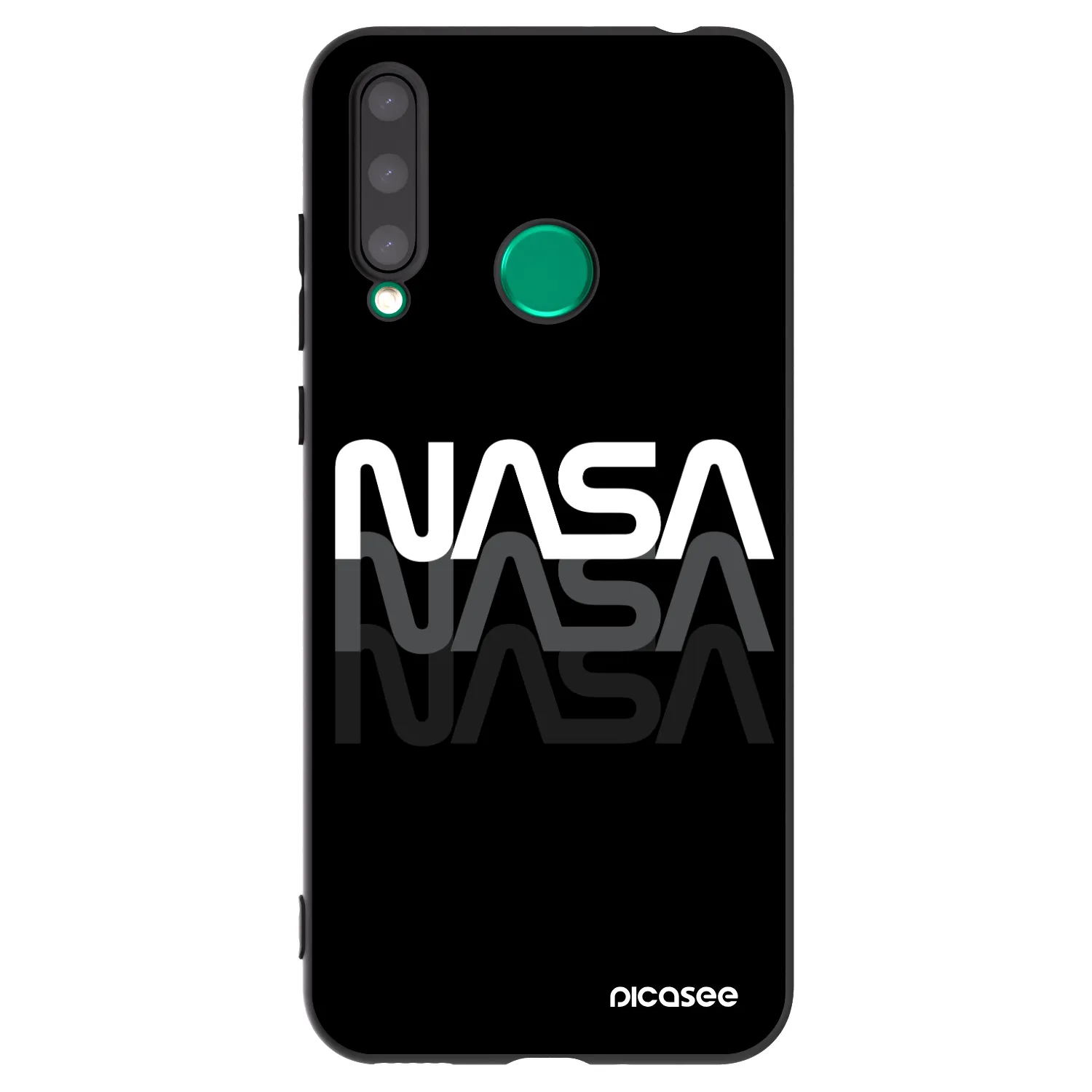 Picasee silikonový černý obal pro Honor 20 Lite - NASA Triple