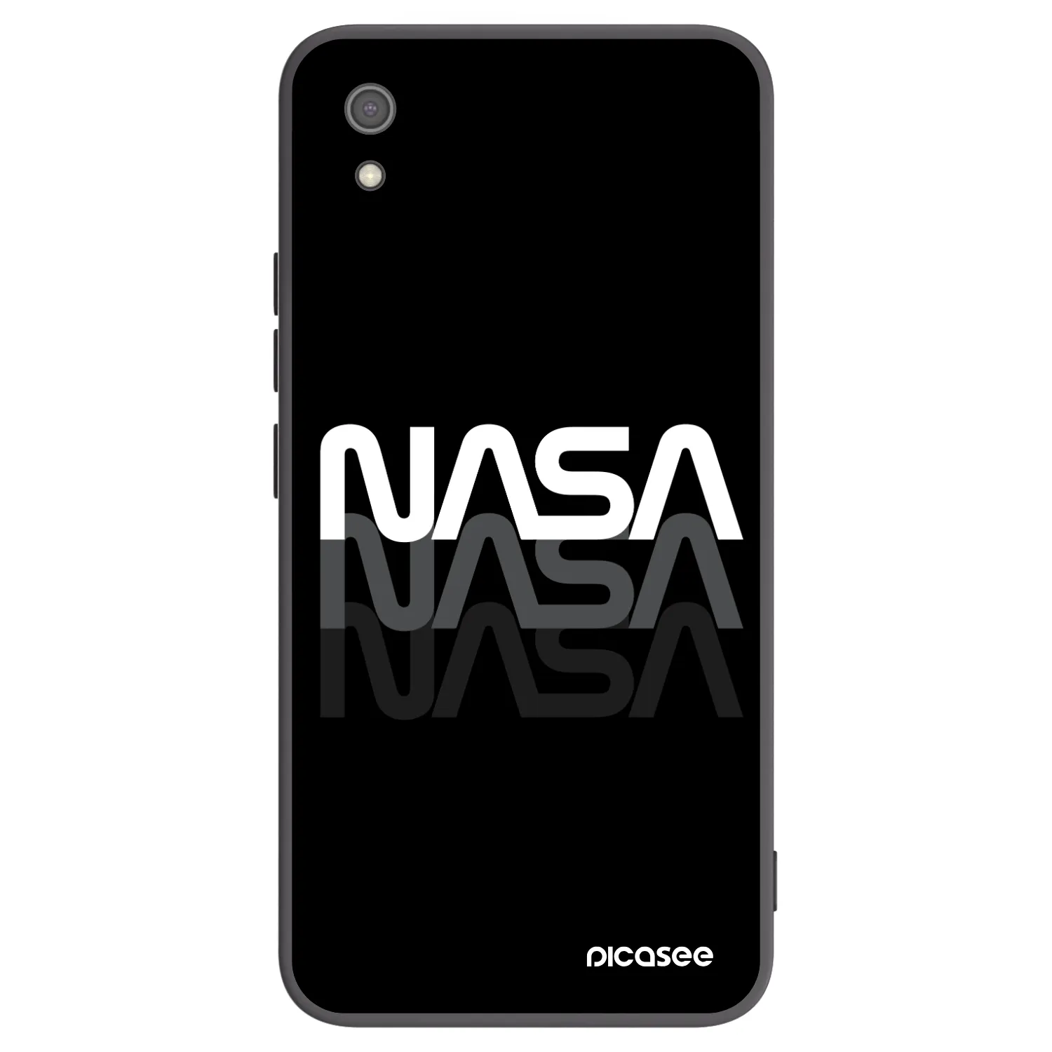 Picasee silikonový černý obal pro Xiaomi Redmi 7A - NASA Triple
