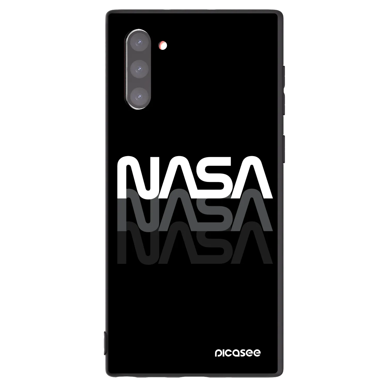 Picasee silikonový černý obal pro Samsung Galaxy Note 10 N970F - NASA Triple
