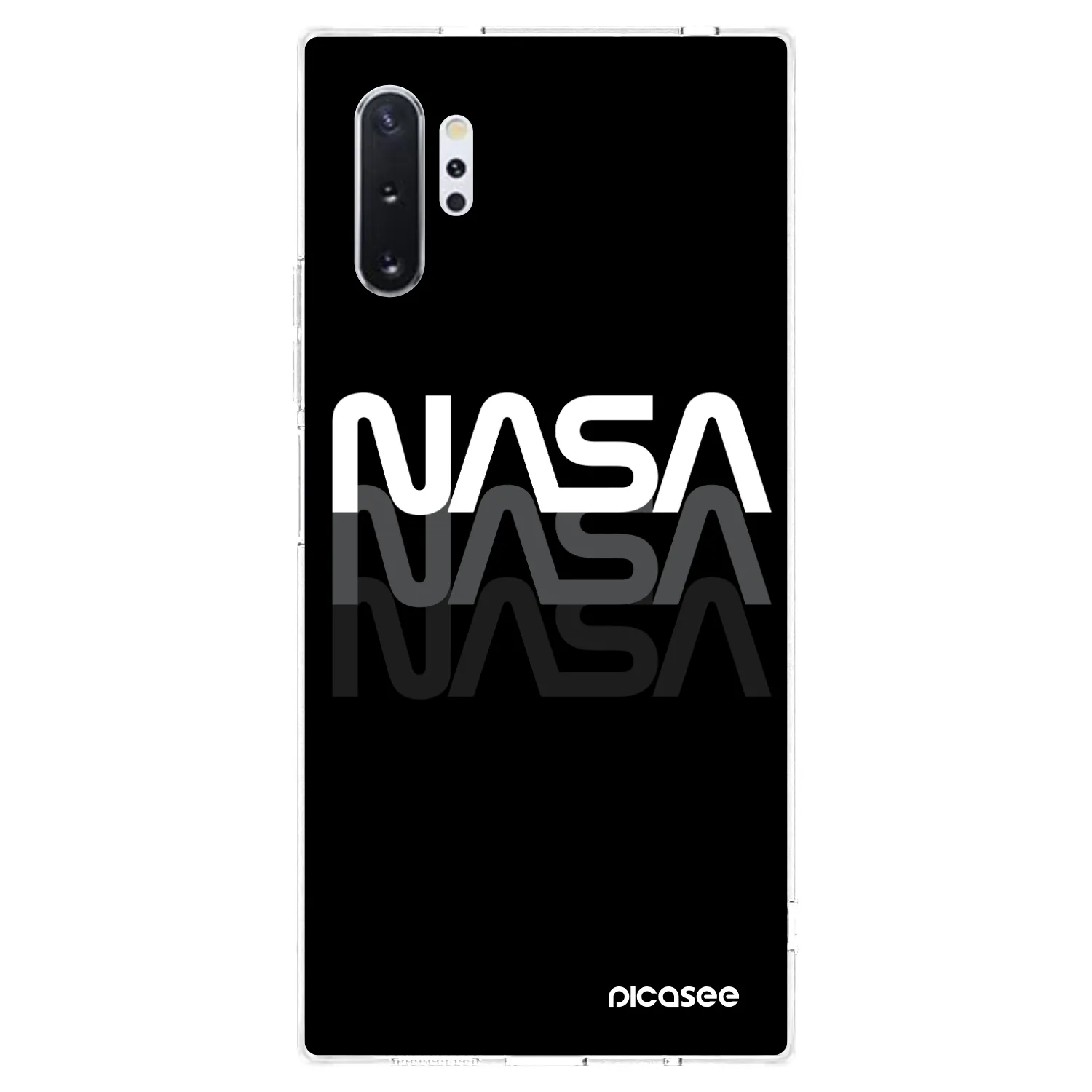 Picasee silikonový průhledný obal pro Samsung Galaxy Note 10+ N975F - NASA Triple